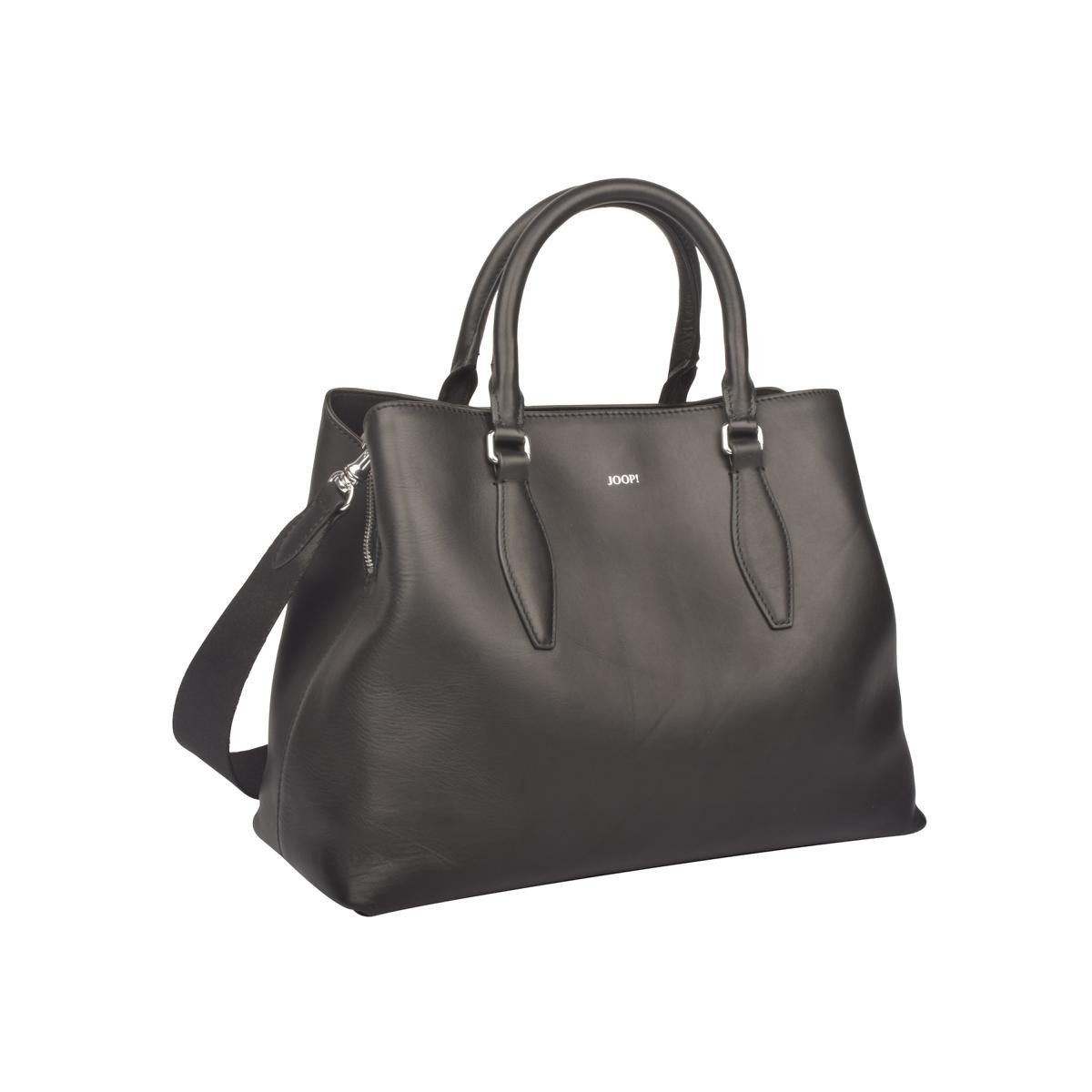 JOOP! Schultertasche Sofisticato 1.0 Emery Handbag Mhz Damen Handtasche (ein Stück, 1-tlg., ca. B/H/T 33/25/15 cm), Logoschriftzug auf der Vorderseite