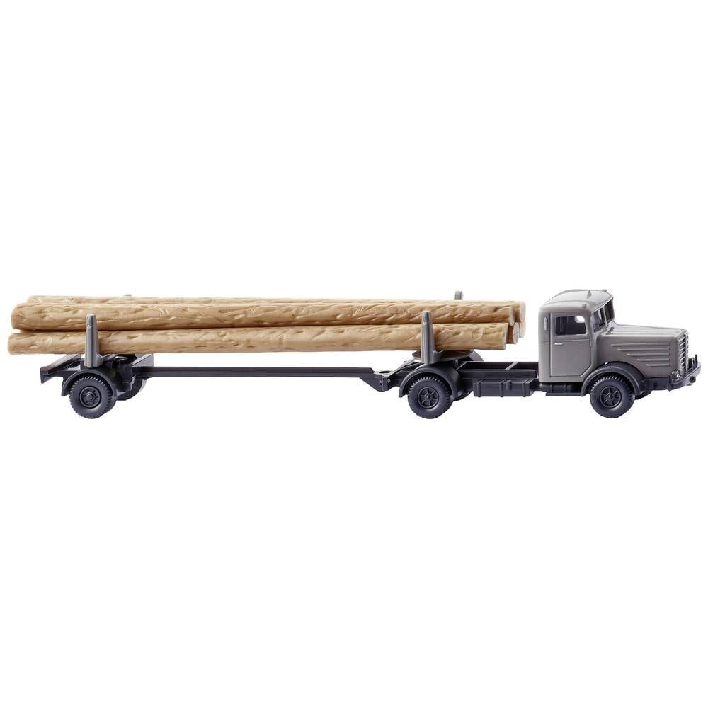 Modelleisenbahn-Straße H0 N Langholztransporter (Büssing 8000),Spur N
