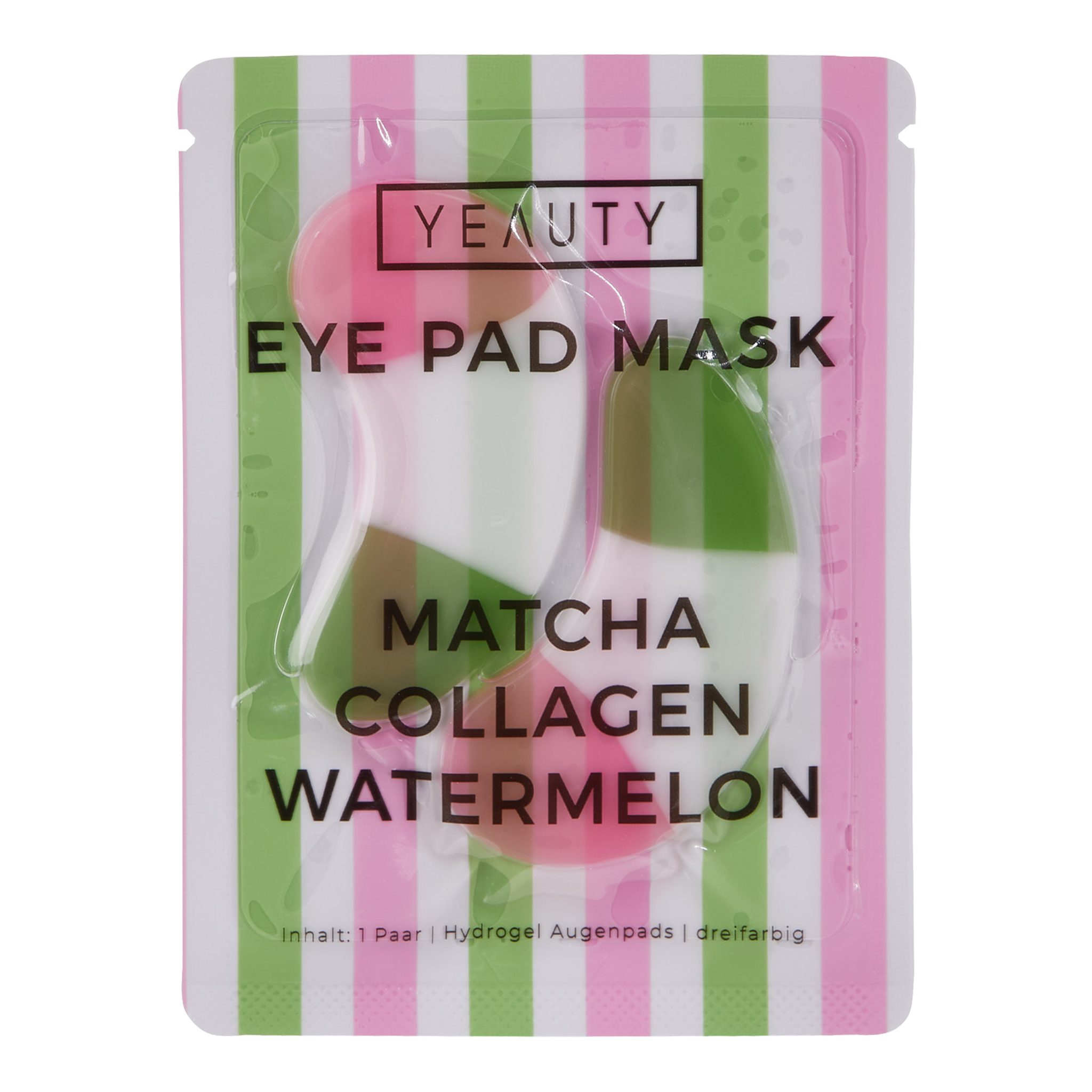 Yeauty Augenpads YEAUTY Matcha Collagen Watermelon Eye Pad Mask - 1 Paar