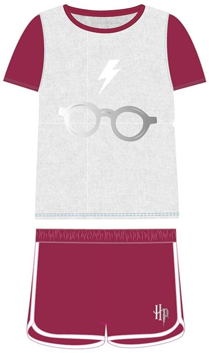 Harry Potter Pyjama Shorty kurzer Schlafanzug Harry-Potter Pyjama Hausanzug
