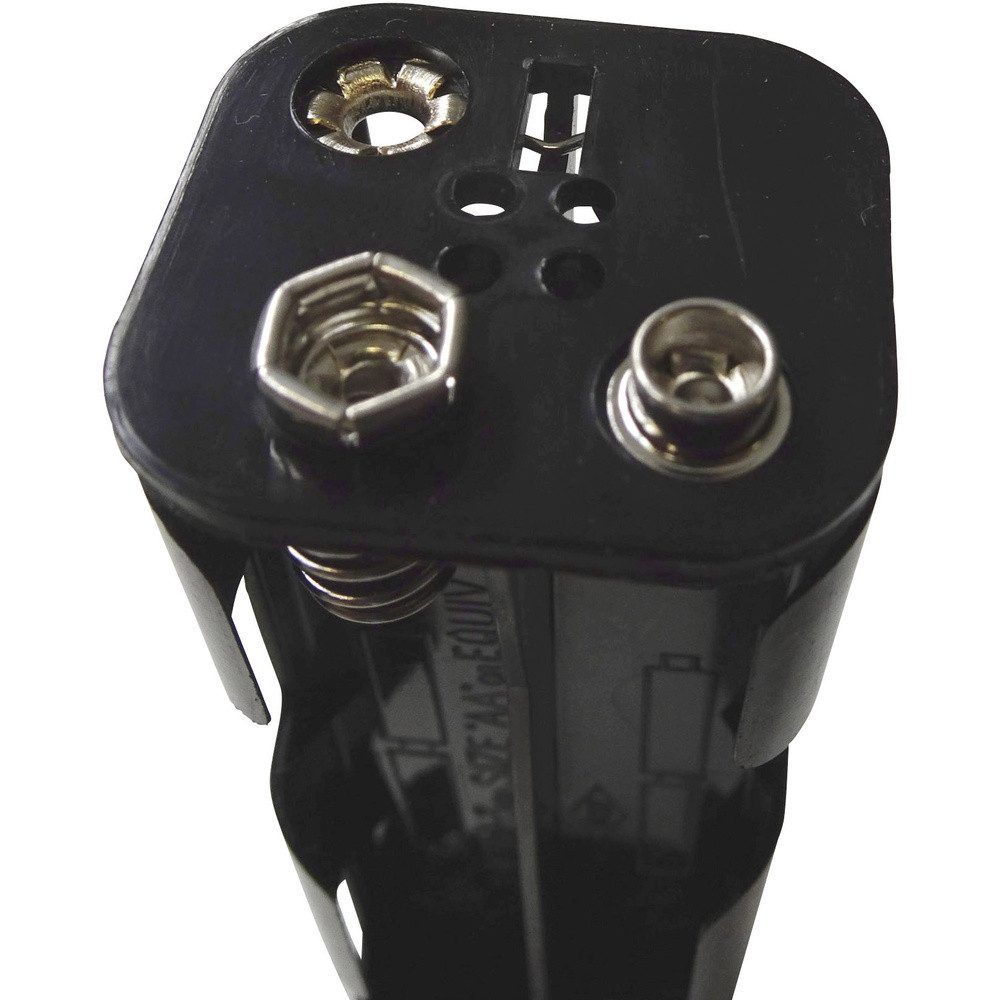 Velleman Batteriewächter Velleman BH382B Batteriehalter 8x Mignon (AA) Druckknopfanschluss (L x