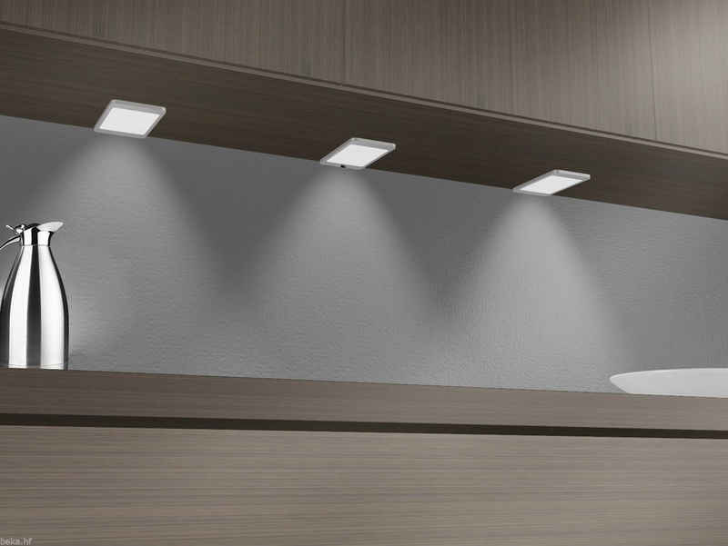 kalb LED Unterbauleuchte LED 6Watt SET Sensor Küchenleuchte Einbauspot Einbaustrahler, ohne Sensor, neutralweiß