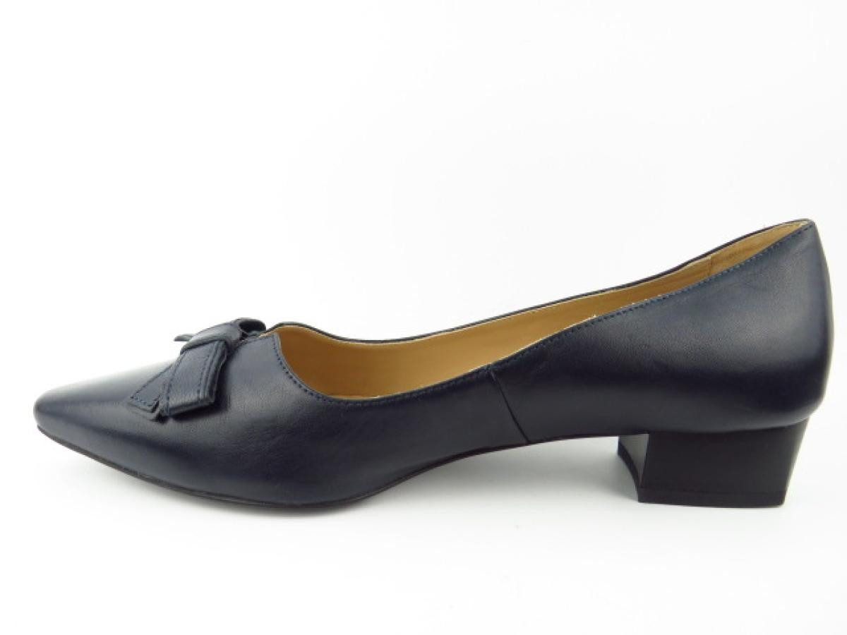 Nero Giardini Nappa blau Schleife Pumps