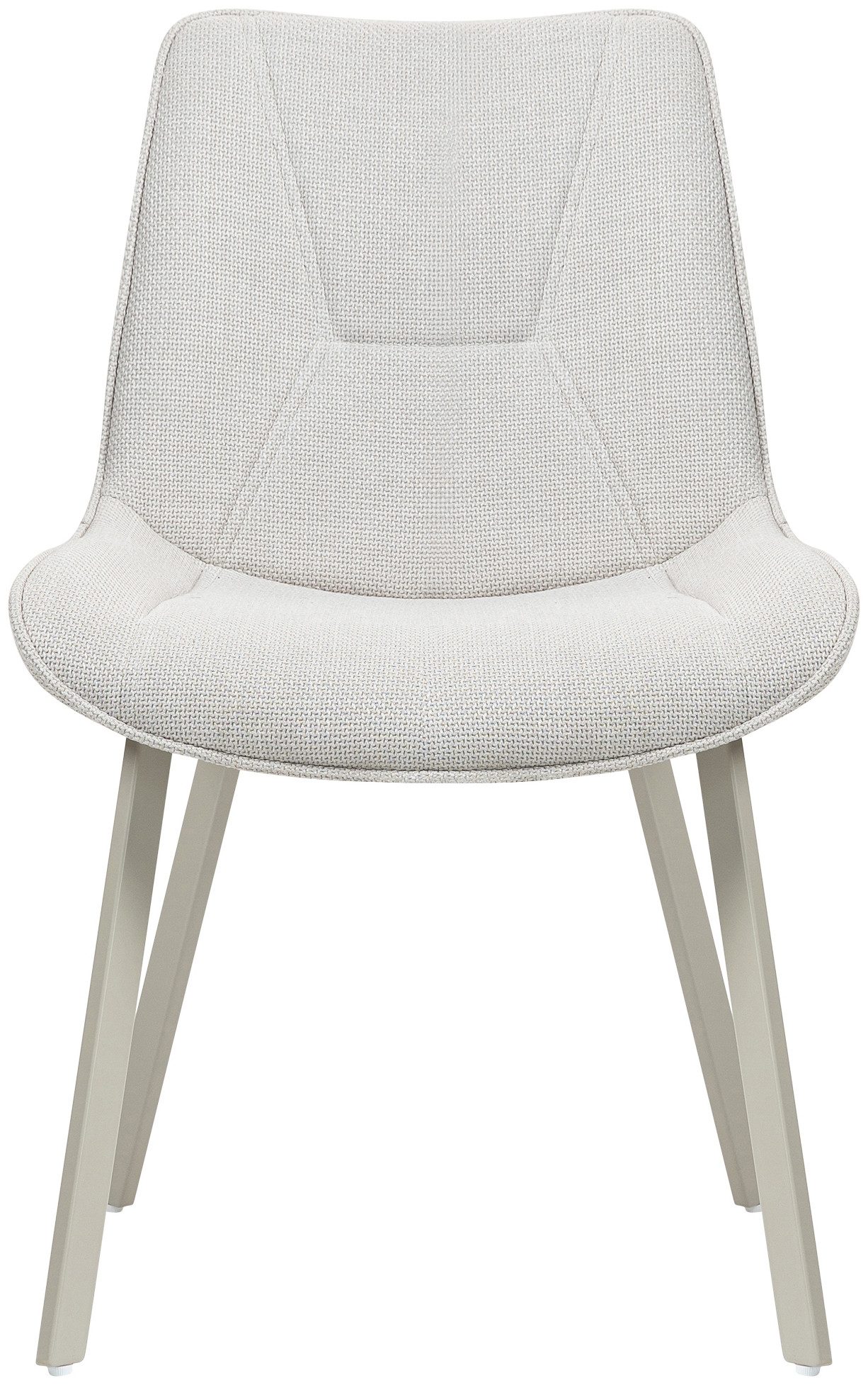 Duo Collection Esszimmerstuhl Mila (Set, 4 St), mit hellem Gestell in kaschmir Farbe