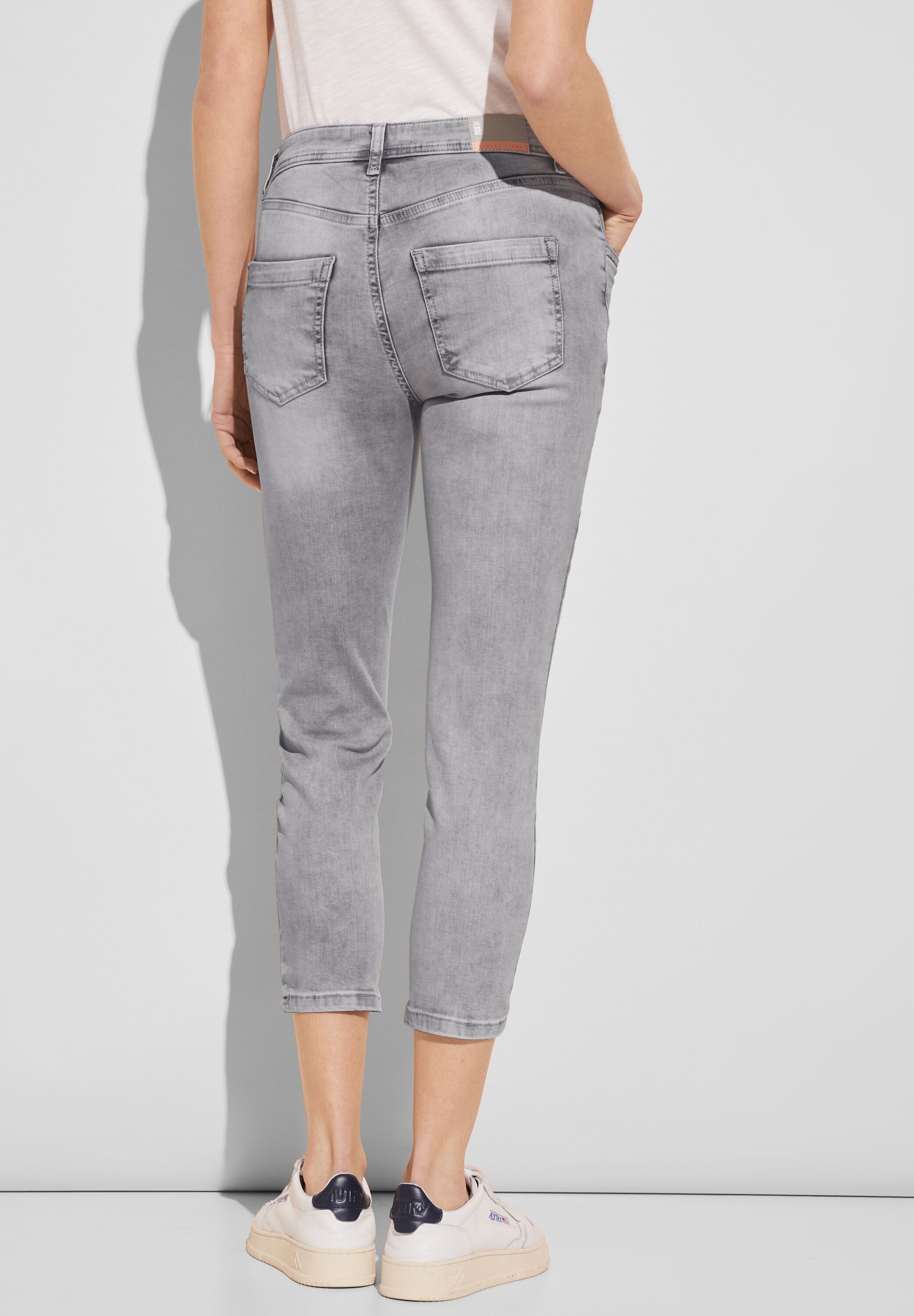 STREET ONE Gerade Jeans High Waist