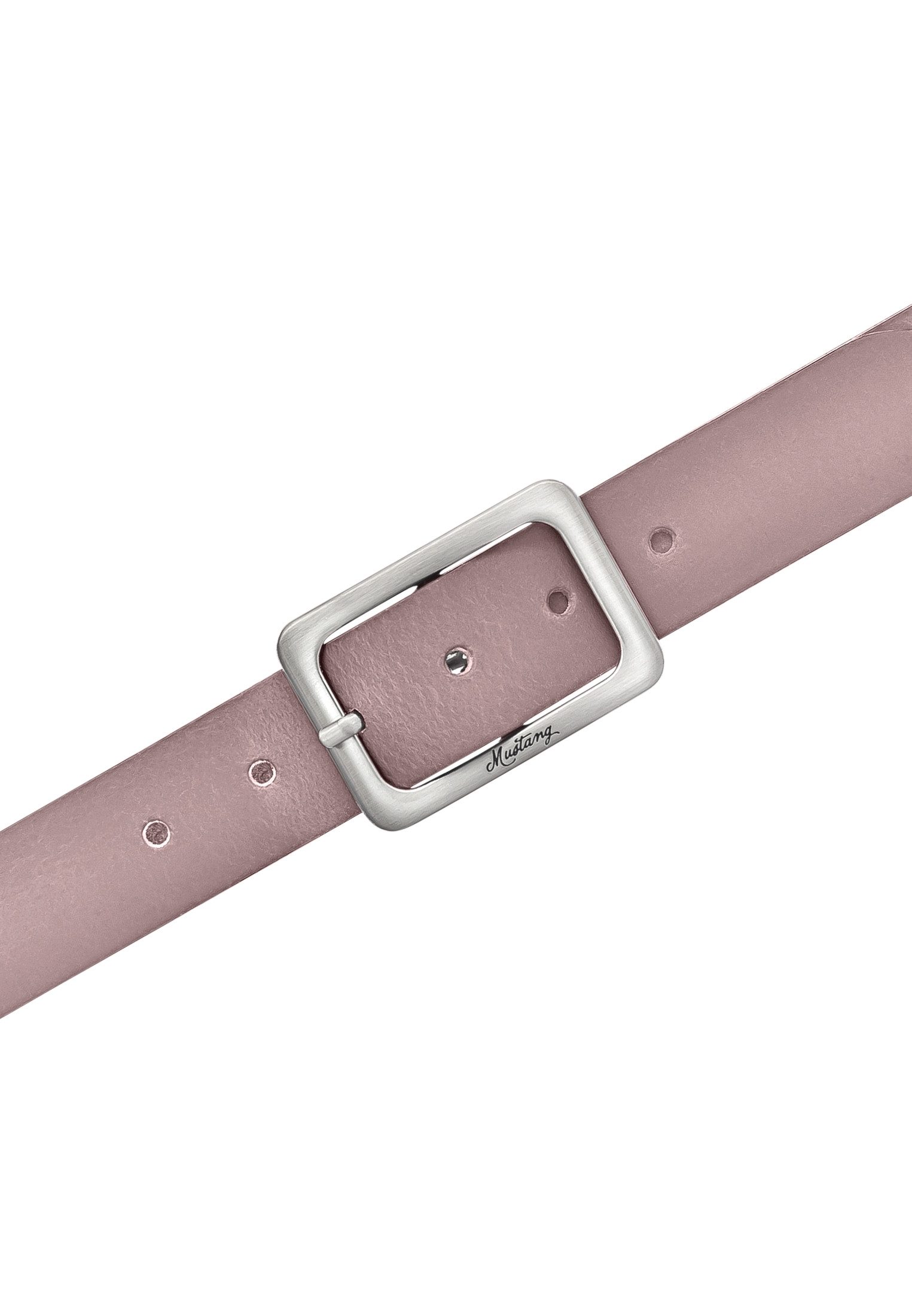 MUSTANG Ledergürtel "Rachel" Eckige, mattfarbene Schließe, 3,5 cm
