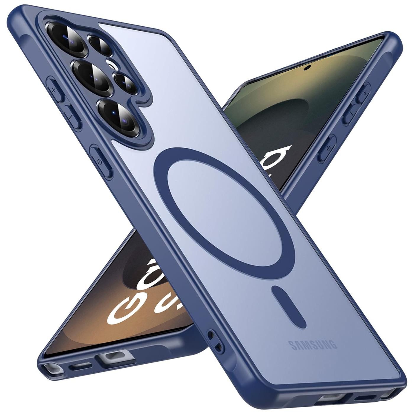 CoolGadget Handyhülle für Samsung Galaxy S25 Ultra 6,8 Zoll, Kamera Schutz Hülle Silikon Hard Case Schutzhülle für Magsafe Zubehör