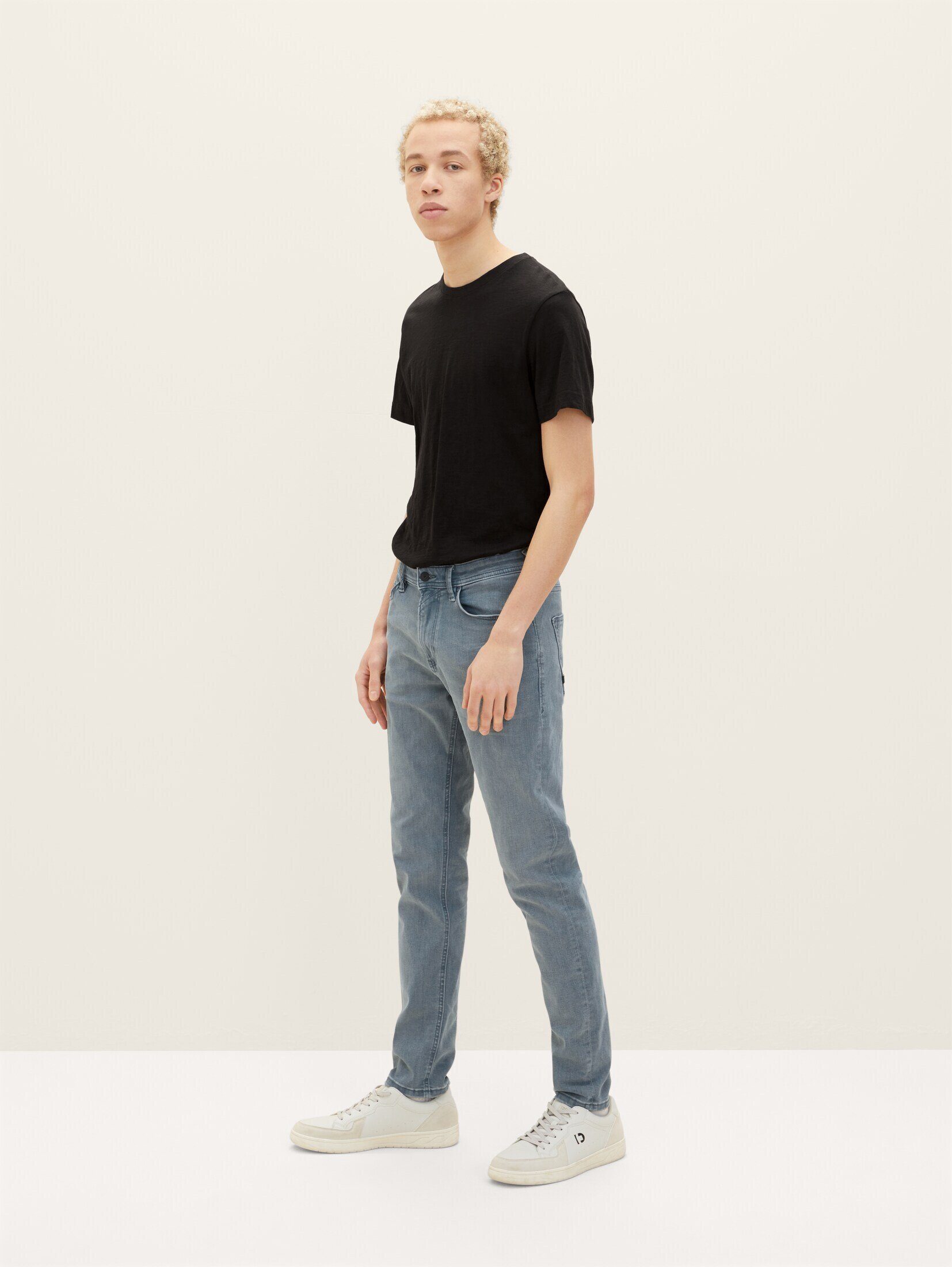 Jeans grey blue Denim Straight-Jeans Slim denim TAILOR TOM Tapered