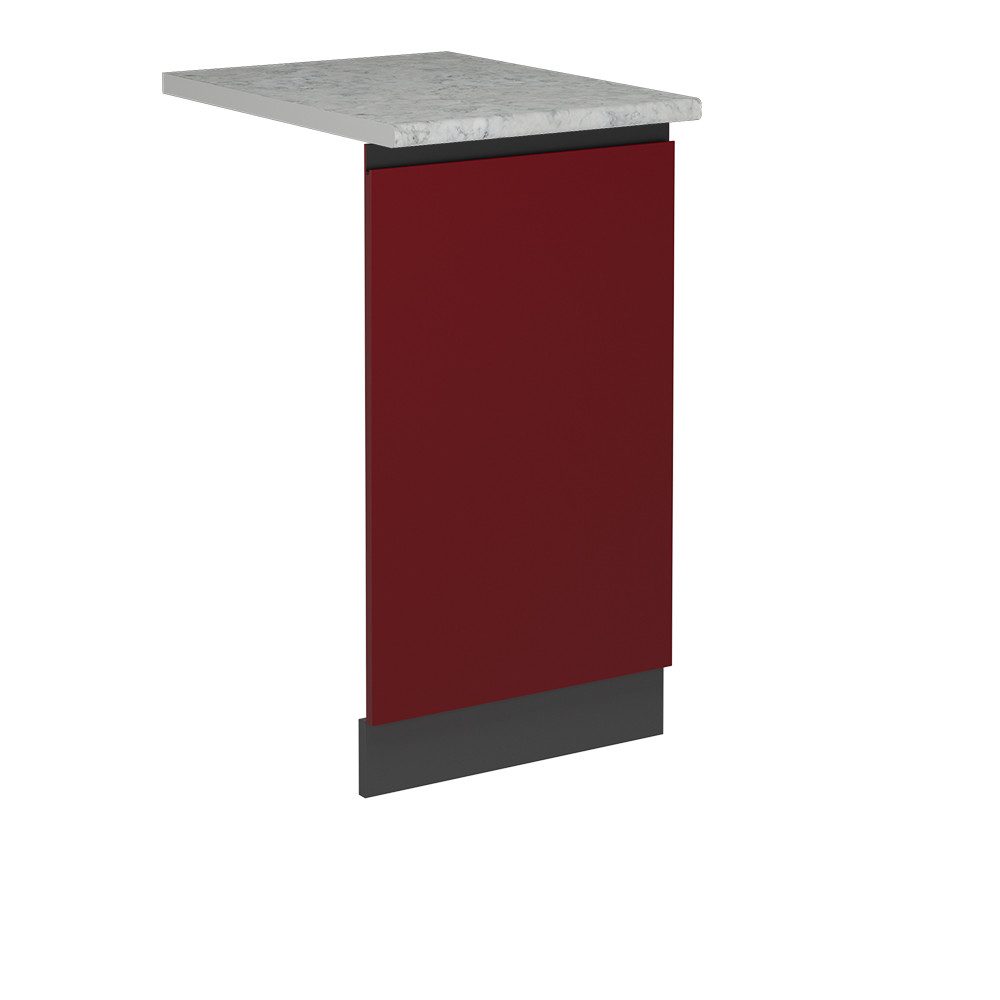 Vicco Frontblende R-Line, Rot/Anthrazit, 45 cm, AP Marmor (1 St)