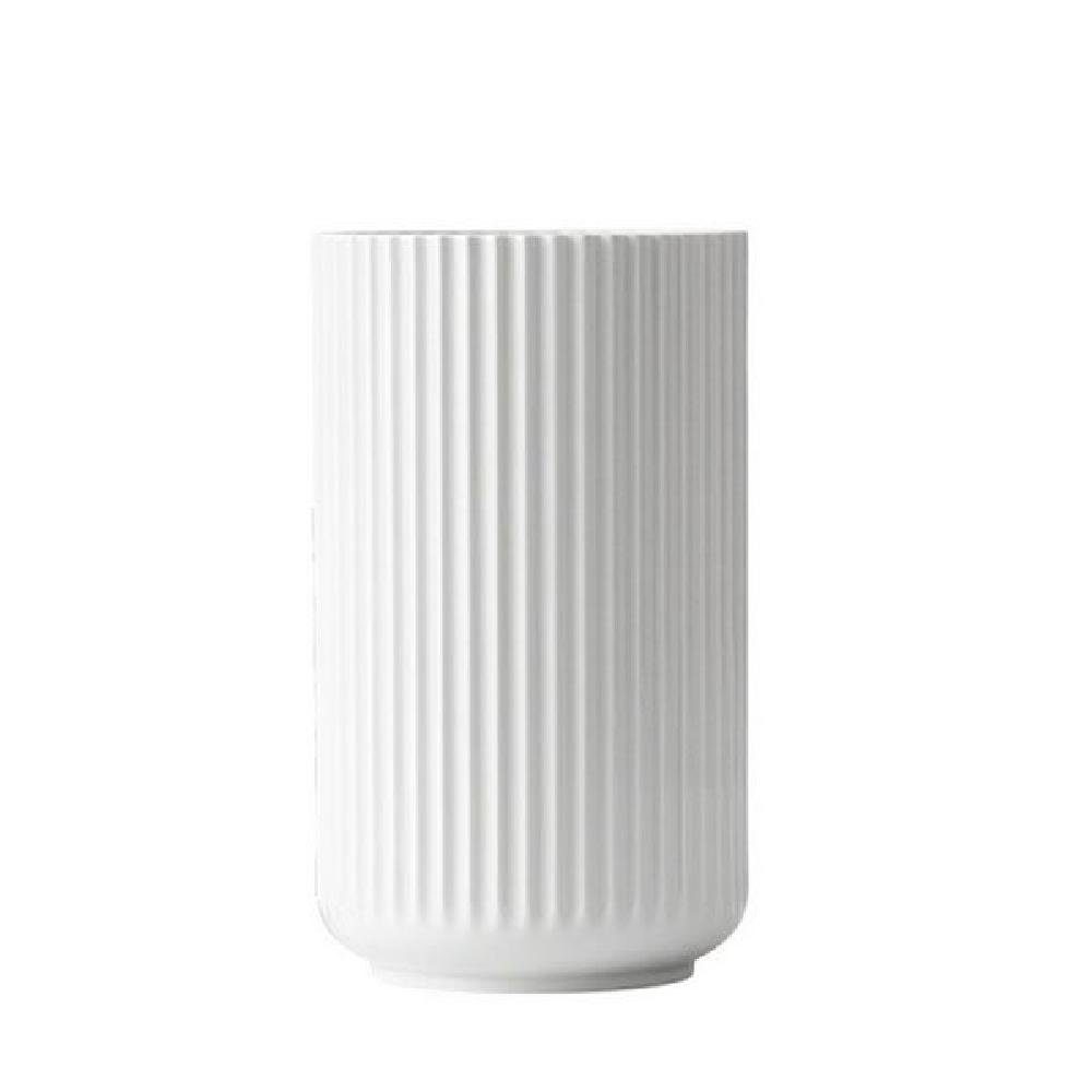Lyngby Matt Porcelæn Porcelain Porzellan Weiß Vase Dekovase (15cm)