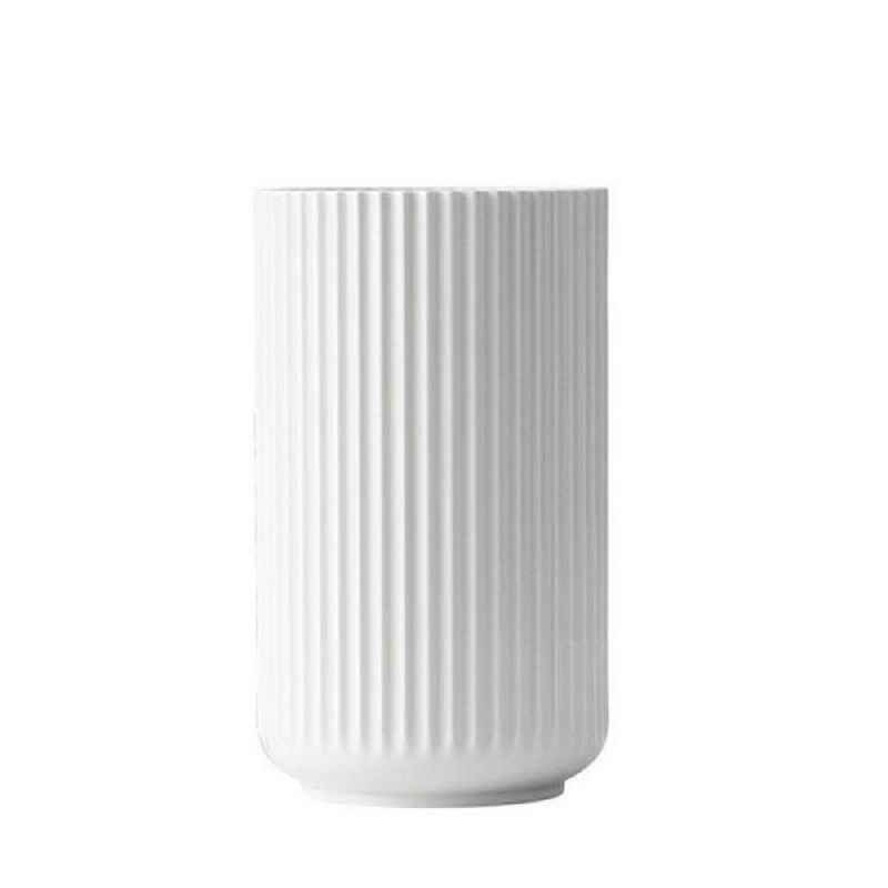 Lyngby Porcelæn Dekovase Porcelain Vase Porzellan Weiß Matt (15cm)