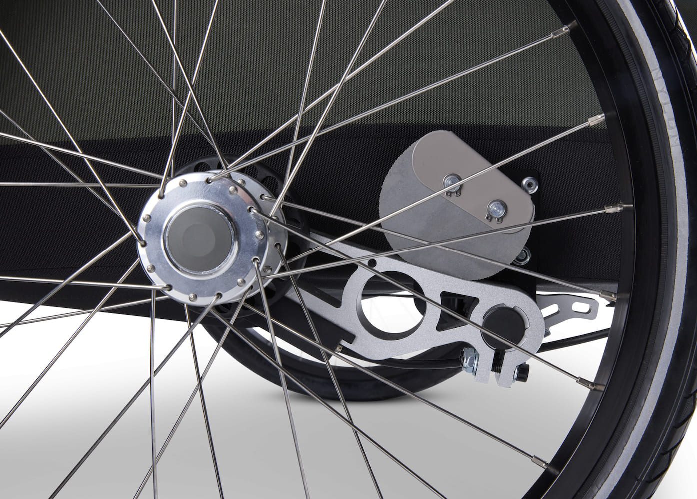 Croozer Fahrradkinderanhänger Kid Ellma 2 2in1 Kinderfahrradanhänger - Farbe: Moos Green, Für zwei Kinder, Anhänger und Buggy in einem