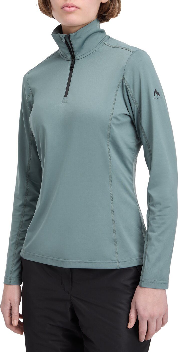 Stehkragenpullover Da.-Funktions-Shirt Hero II W GREEN DARK