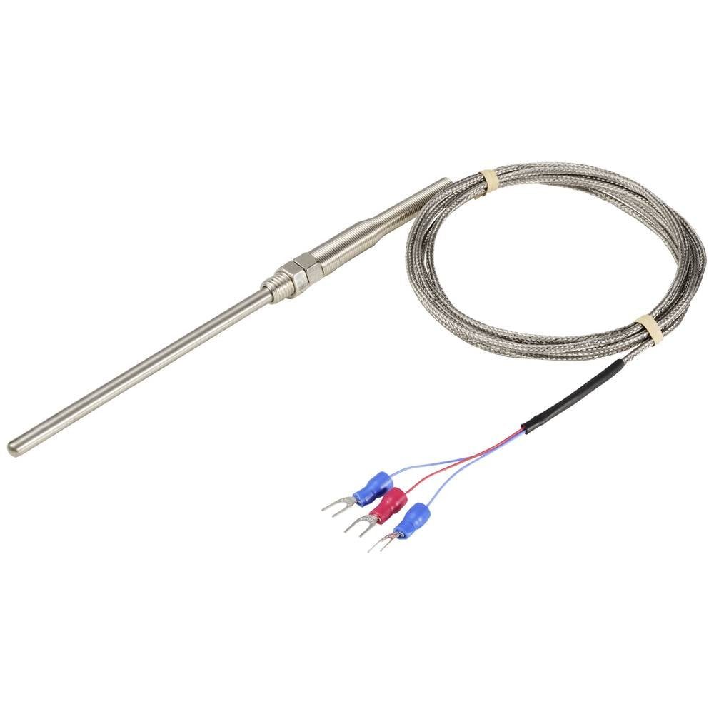 Sygonix Heizkörperthermostat Temperaturfühler PT100, 5 x 100 mm, 3-adrig SY-6085070