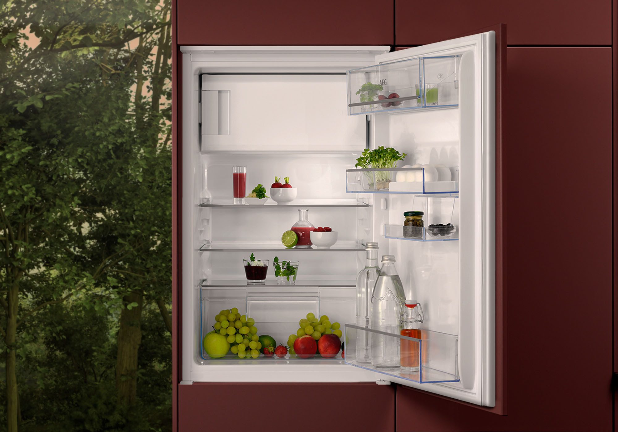 AEG Einbaukühlschrank 5000 TF50S882DS, 87,3 cm hoch, 54,8 cm breit, OptiSpace ermöglicht dir eine flexible Nutzung des Kühlraums