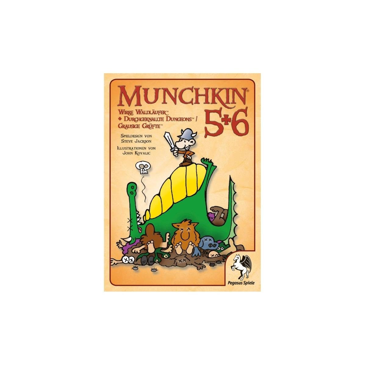 Pegasus Spiele Spiel, Familienspiel 17225G - Munchkin 5+6+6.5 (Erweiterung, DE-Ausgabe), Strategiespiel