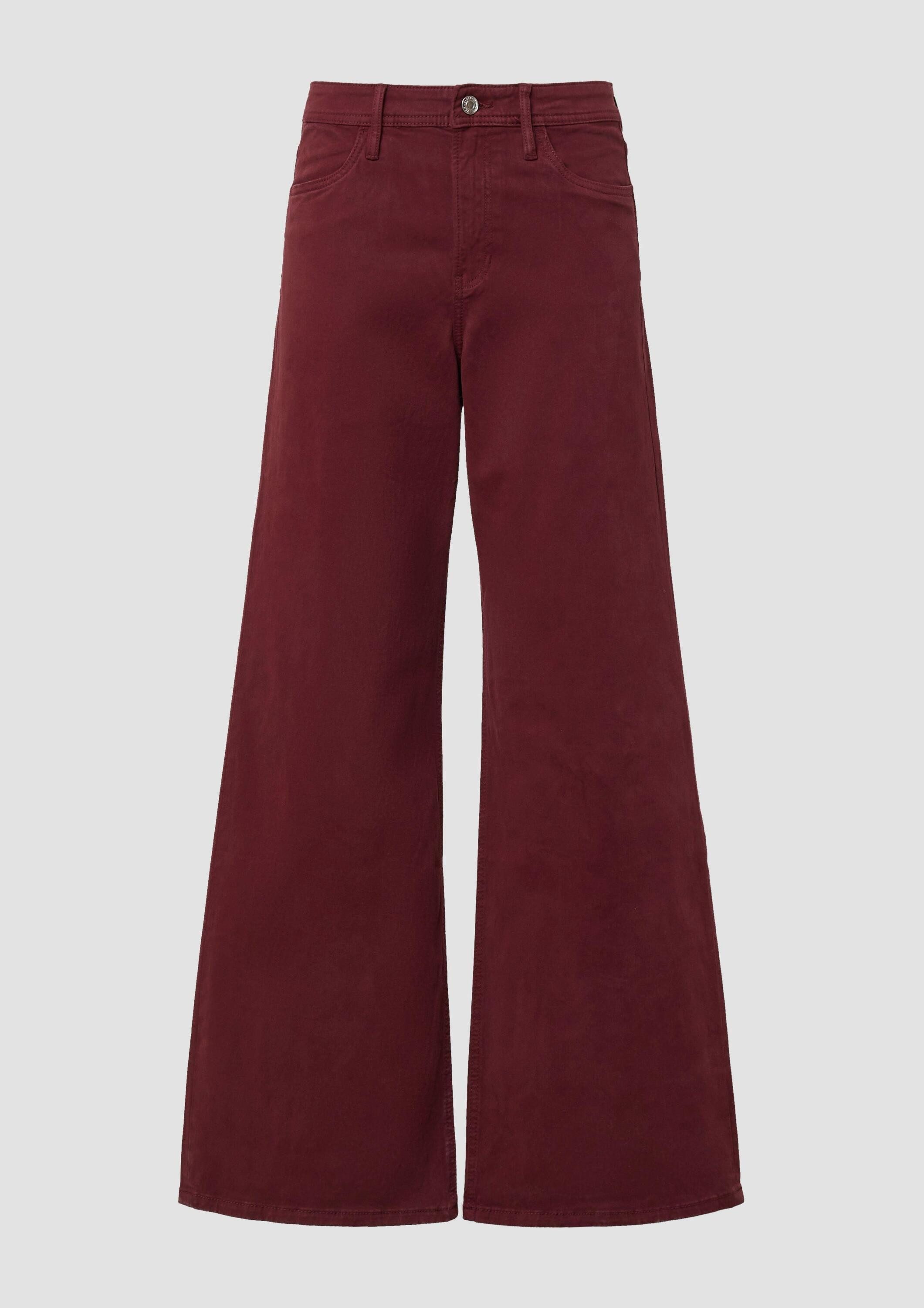s.Oliver Weite Jeans Jeans-Hose SURI Coloured Jeans Suri / Regular Fit / High Rise / Wide Leg