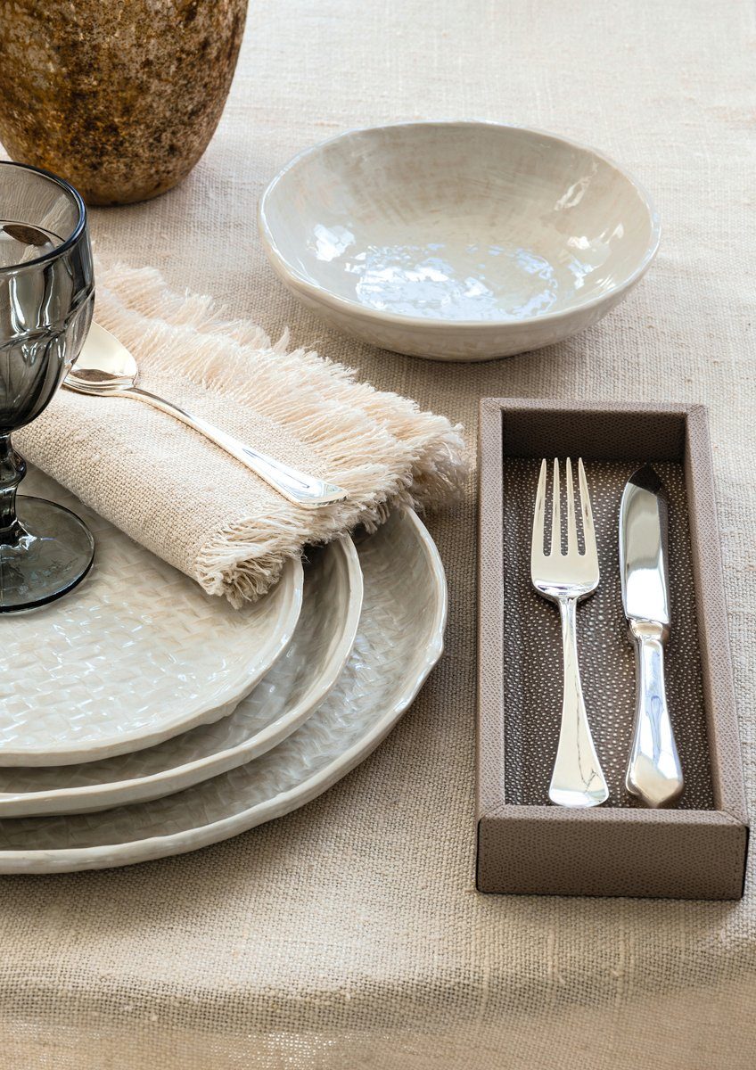 Greengate Platzset Leinen Tischset off white 50x40cm