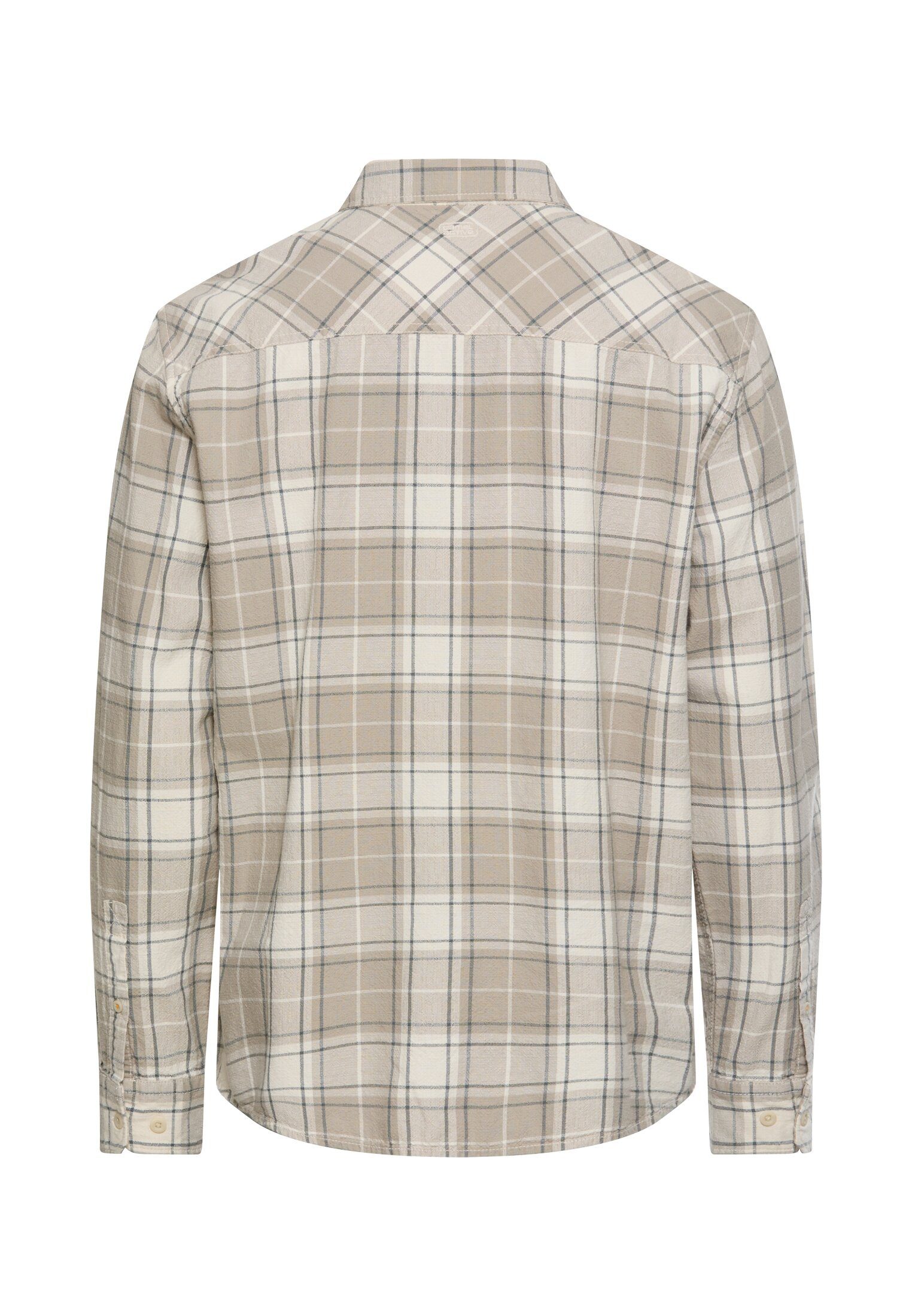 camel active Langarmhemd mit Karo-Muster
