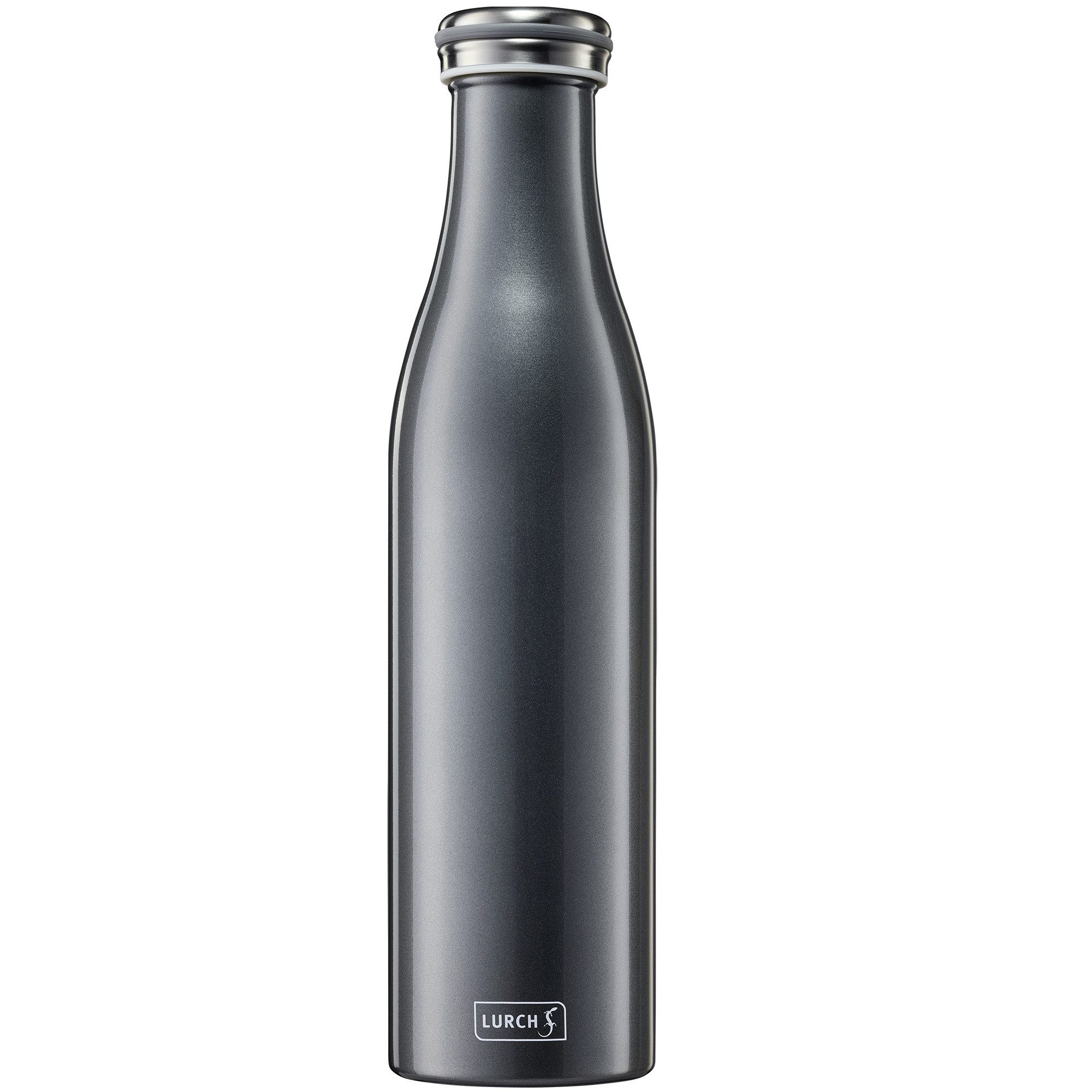 Lurch Isolierflasche Trinkflkasche 0,75 Liter Anthrazit Metallic