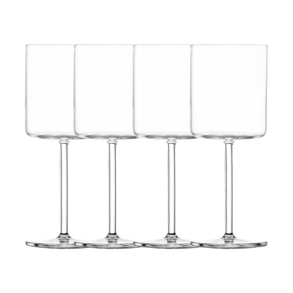 SCHOTT ZWIESEL Weißweinglas Weißweinglas 4er-Set Modo klar, 4-tlg., Tritan-Kristallglas, 400ml, Tritan-Kristallglas, spülmaschinenfest, bruchsicher