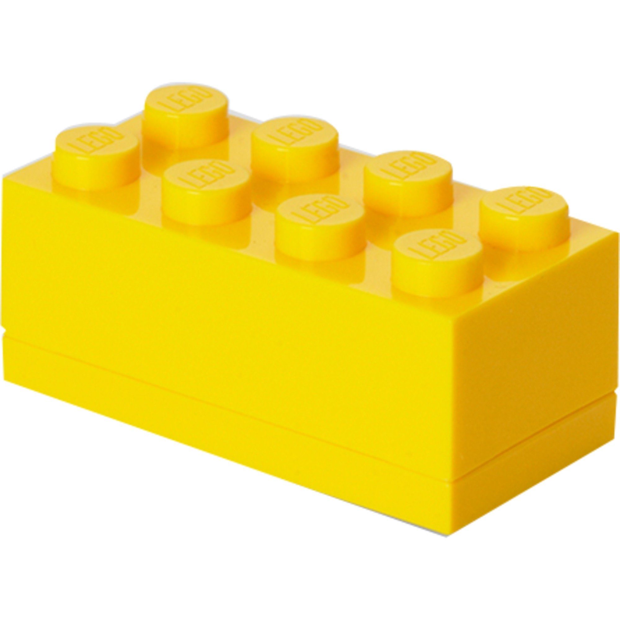 Room Copenhagen Geschirr-Set Room Copenhagen LEGO Mini Box 8 gelb, Lunch-Box