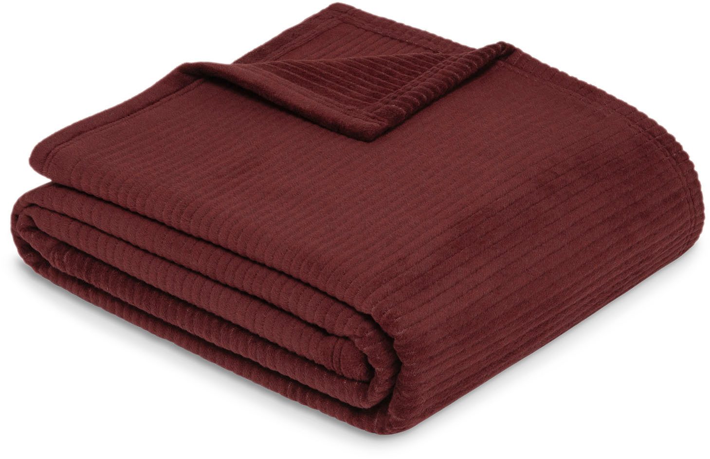 Wohndecke Wohndecke Cordoba, IBENA, Mit trendiger Cord-Struktur, made in Ge günstig online kaufen