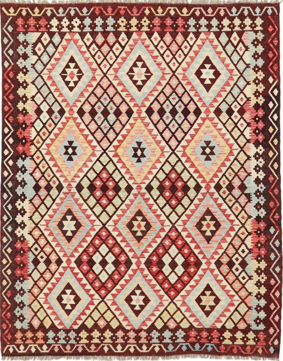 Orientteppich Kelim Afghan Heritage 180x228 Handgewebter Moderner Orientteppich, Nain Trading, rechteckig, Höhe: 3 mm