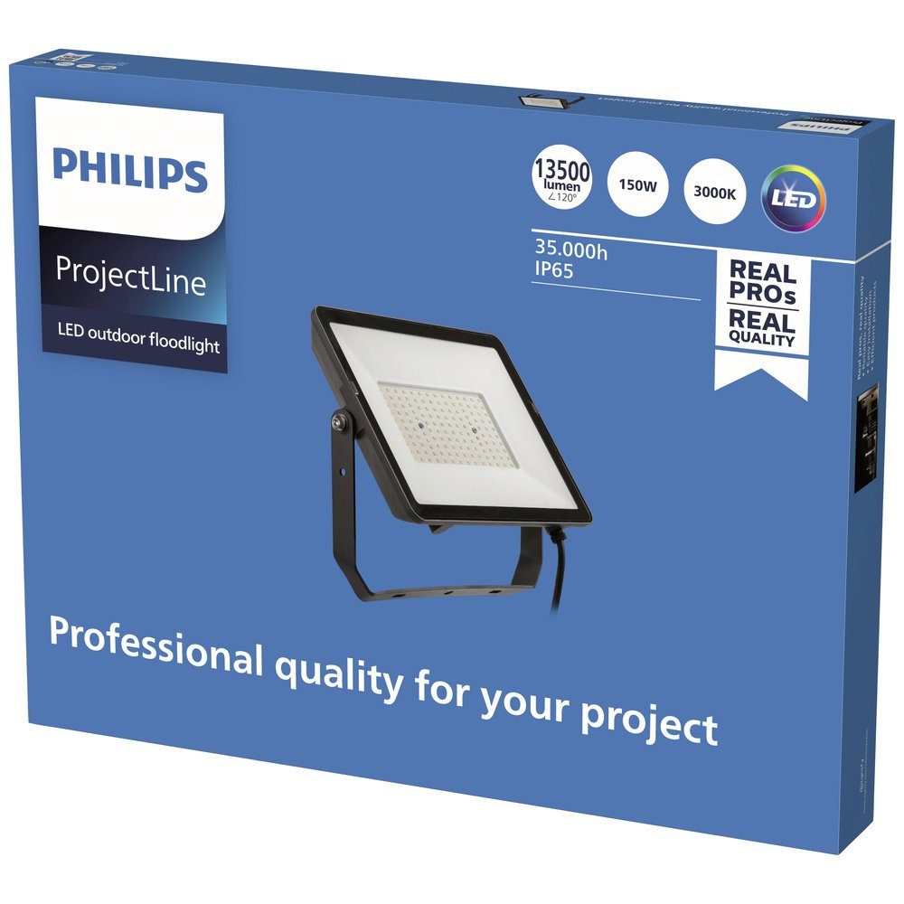 Philips LED Flutlichtstrahler Philips LED ProjectLine 8719514954472 LED-Flutlichtstrahler 150 W Leu