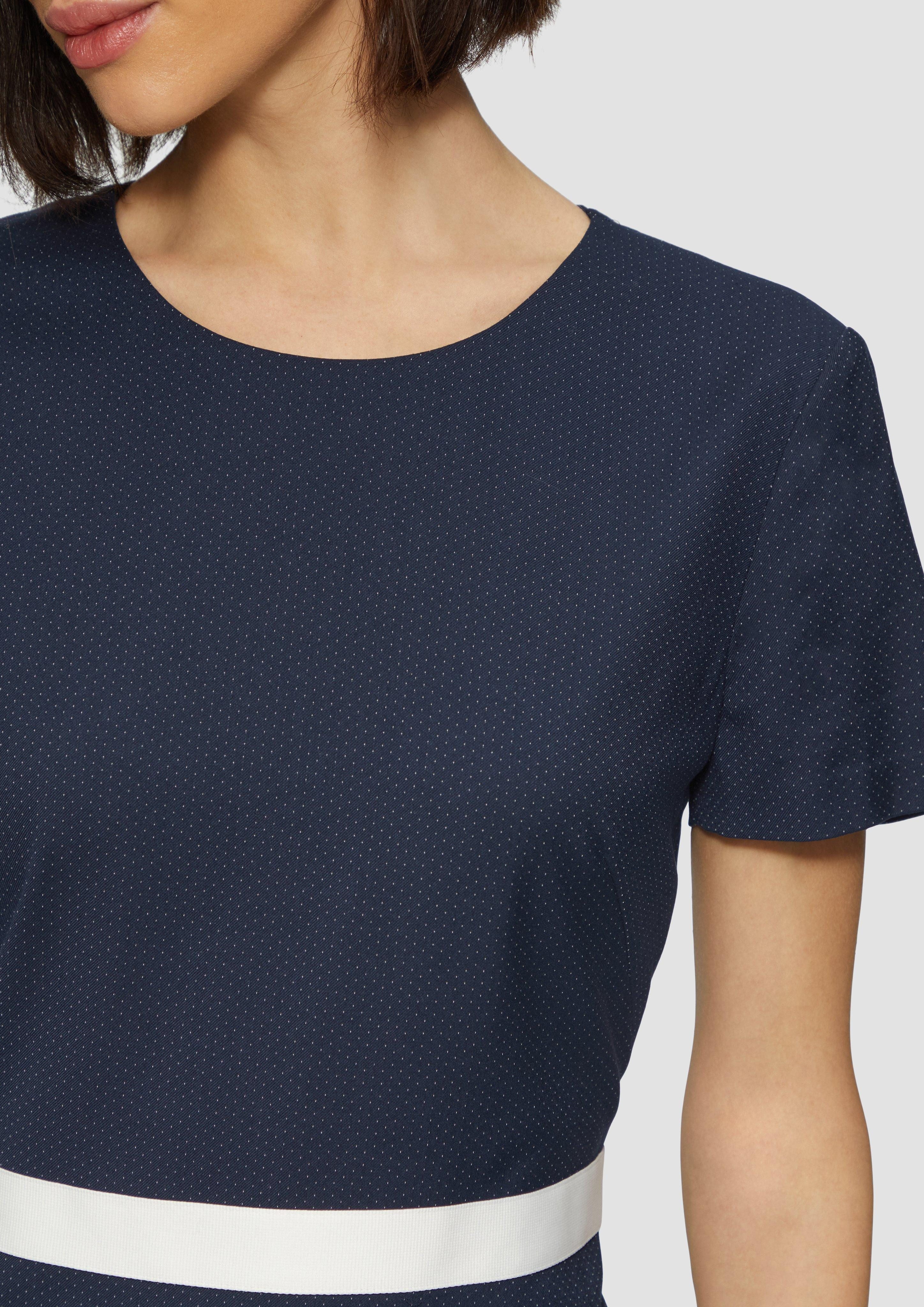 s.Oliver BLACK LABEL Minikleid Fein gepunktetes günstig online kaufen