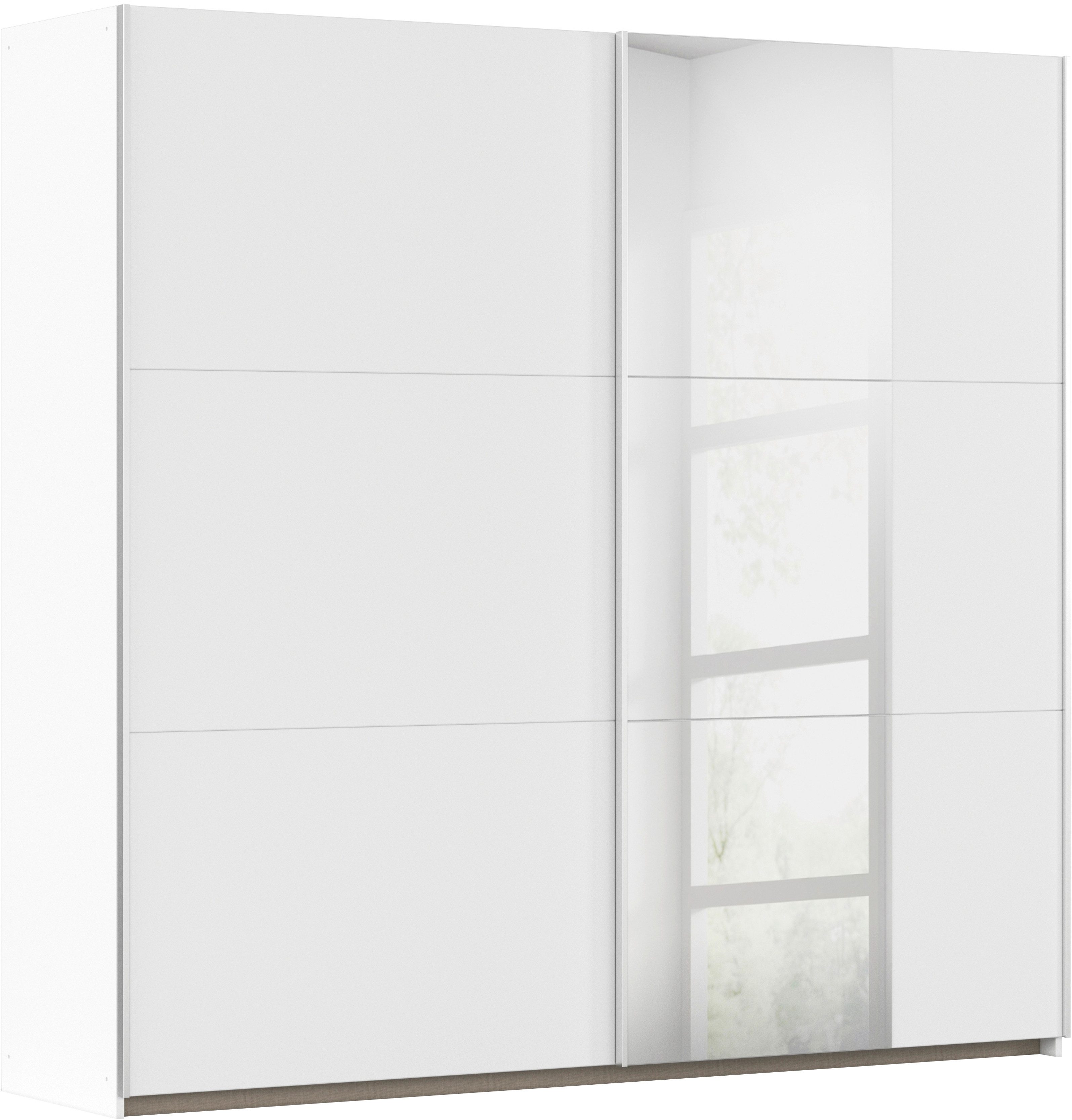 rauch Schwebetürenschrank Kleiderschrank Schrank Garderobe AURELIO (3 Ausstattungen BASIC/CLASSIC/PREMIUM (inkl. SOFT-CLOSE-FUNKTION) zeitloses Design, viele Farben, Breiten 175/218/261 cm MADE IN GERMANY