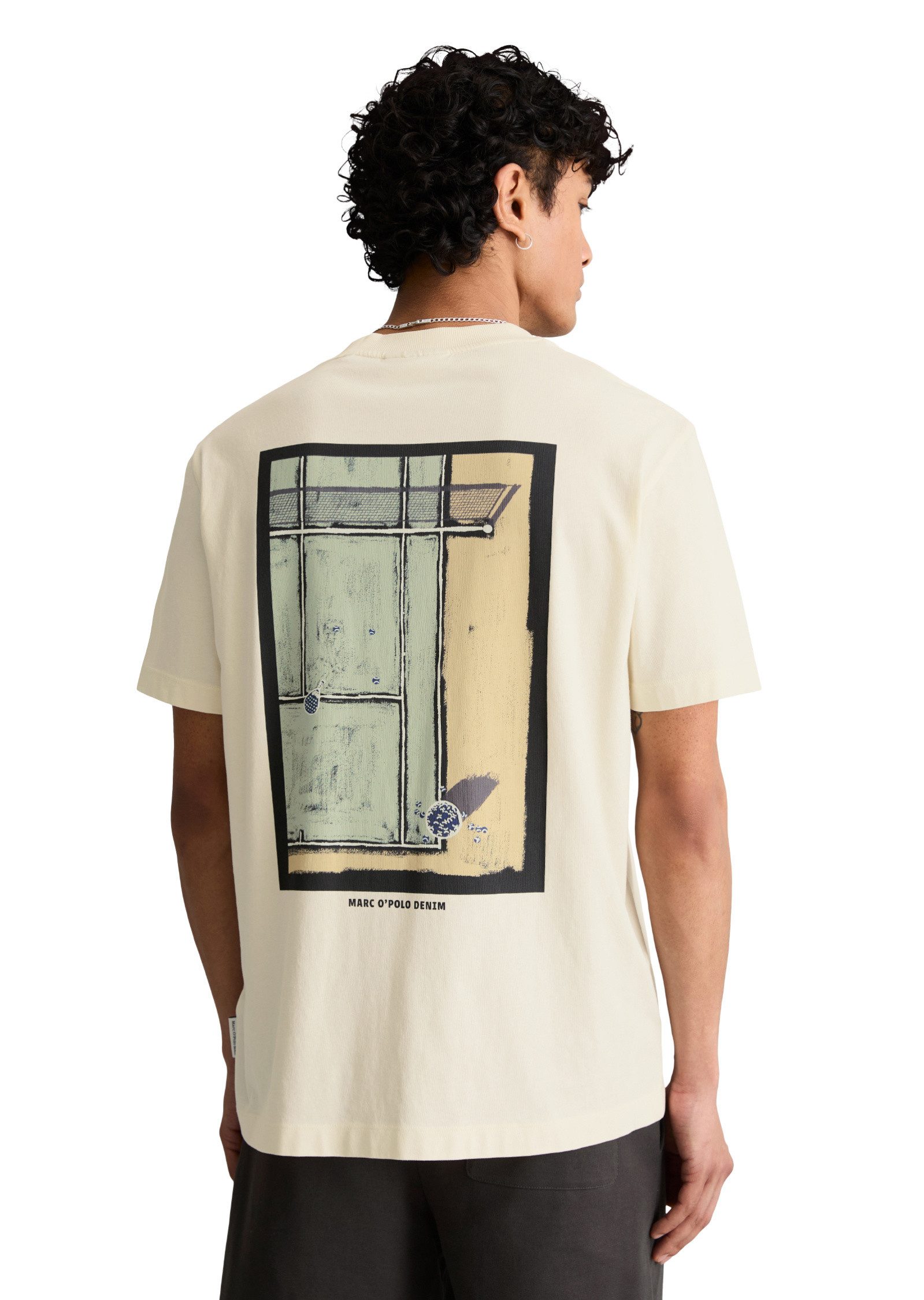 Marc O'Polo DENIM T-Shirt mit großem Rückenprint