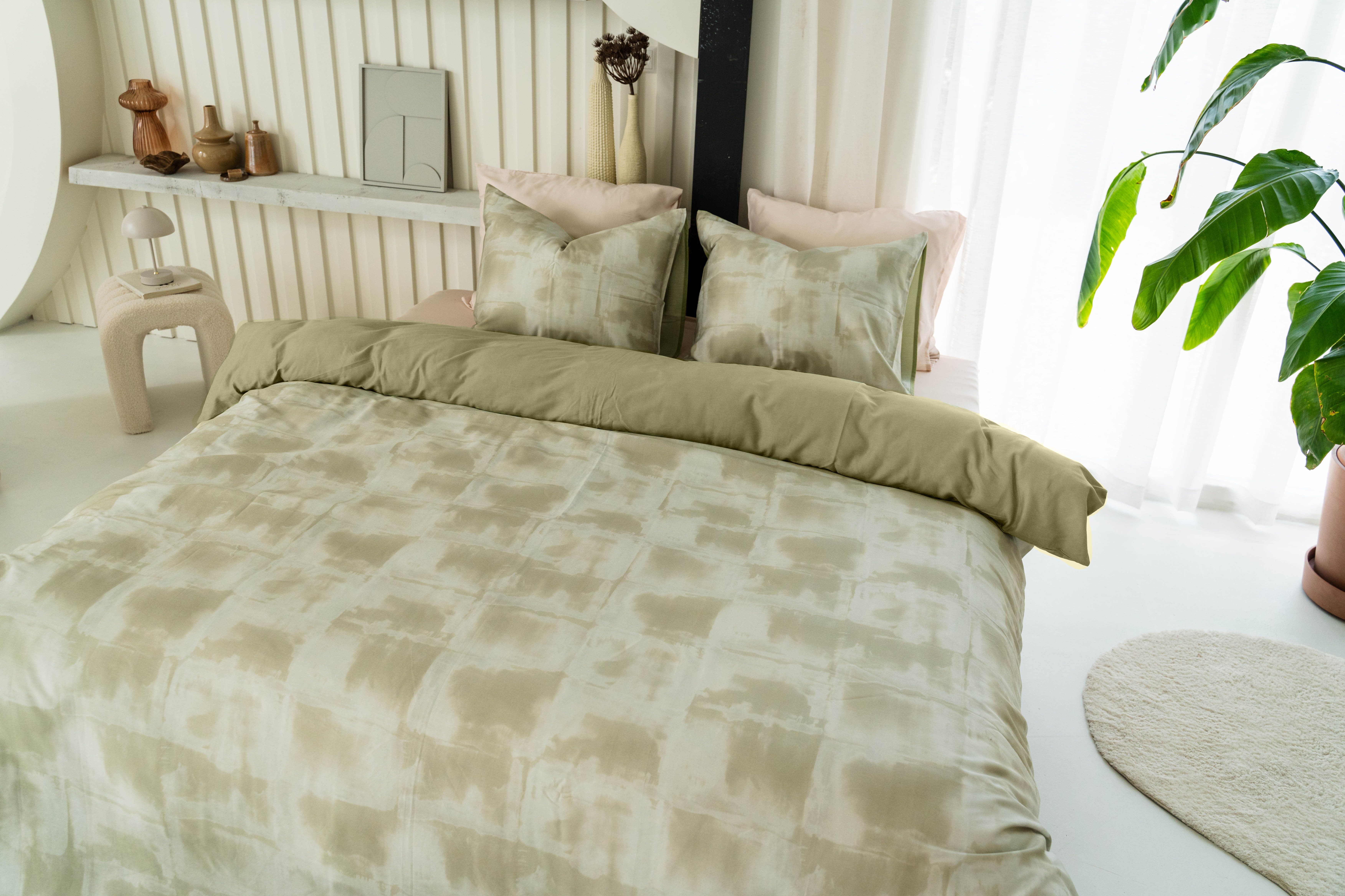 Kayori Wendebettwäsche Uria, Mako-Satin, 2 teilig, Hergestellt aus Bio-Baumwollsatin
