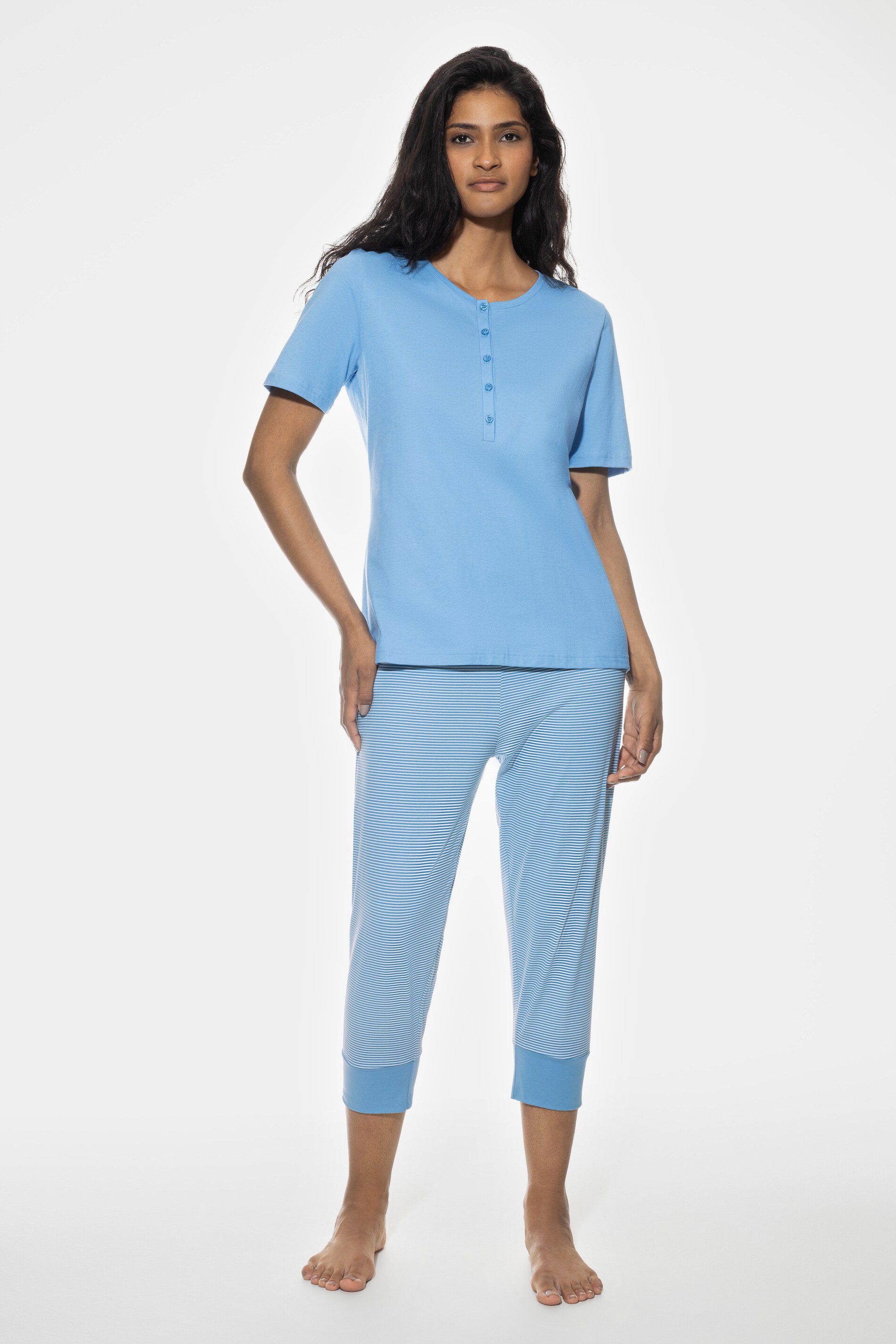 Mey Schlafanzug Mey Damen Anzug 3/4 lang, kurzarm Serie Small (2 tlg)