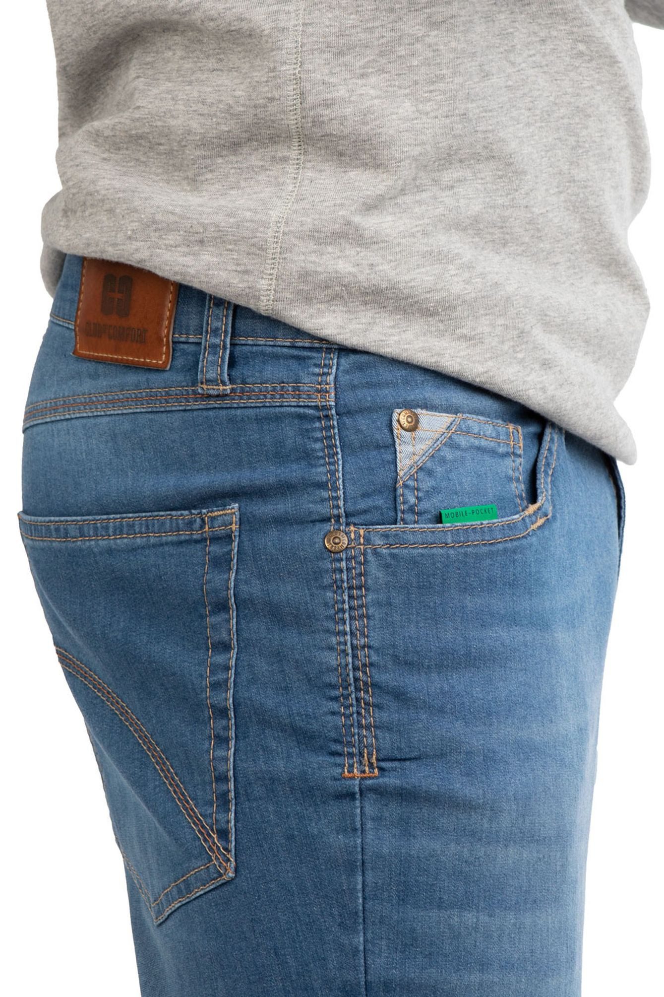 Club of Comfort 5-Pocket-Jeans Henry-X Five-Pocket günstig online kaufen