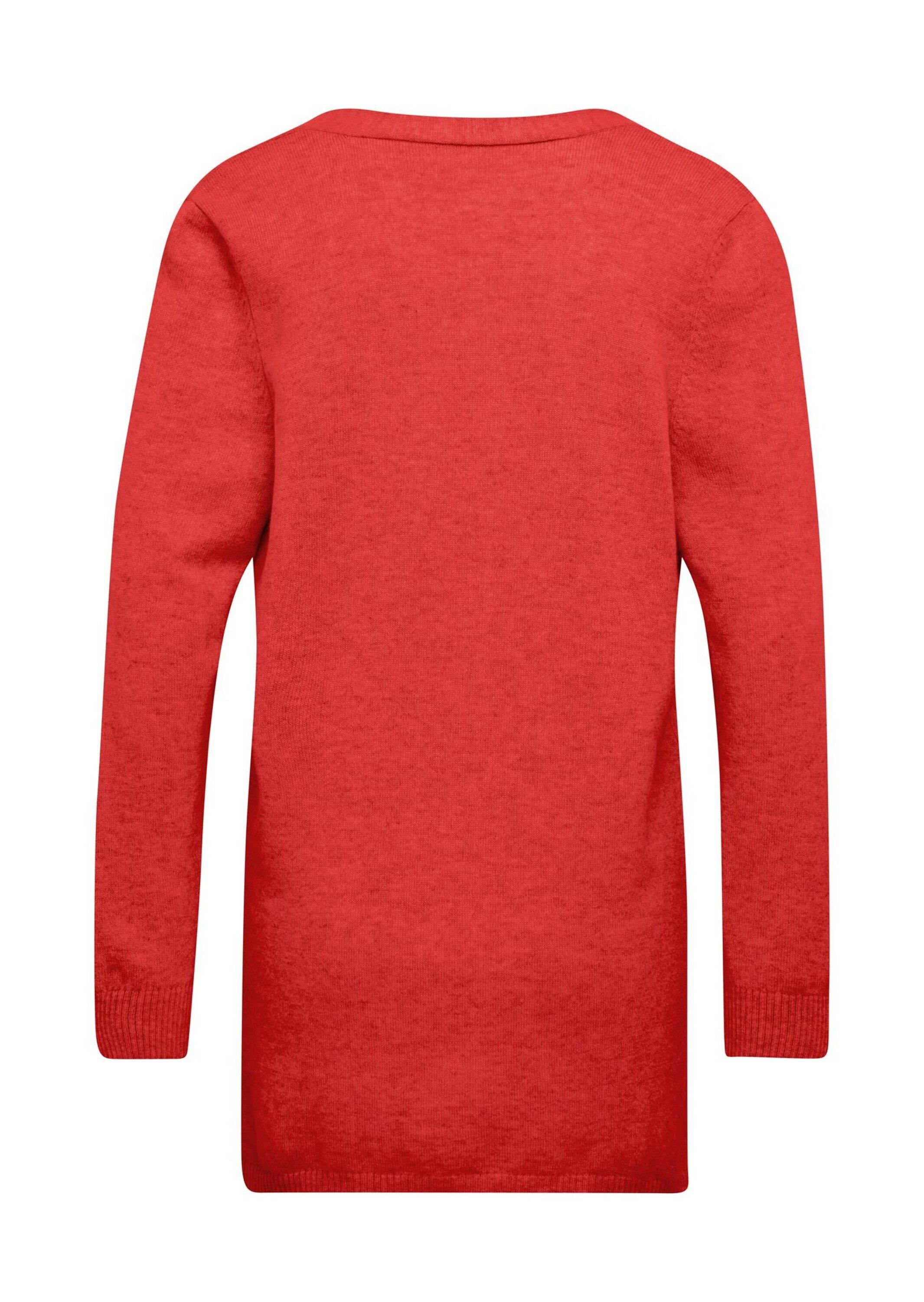 GOLDNER Strickjacke Langarm Feinstrick-Cardigan Damen Strickjacke aus reinem Kaschmir ohne Verschluss