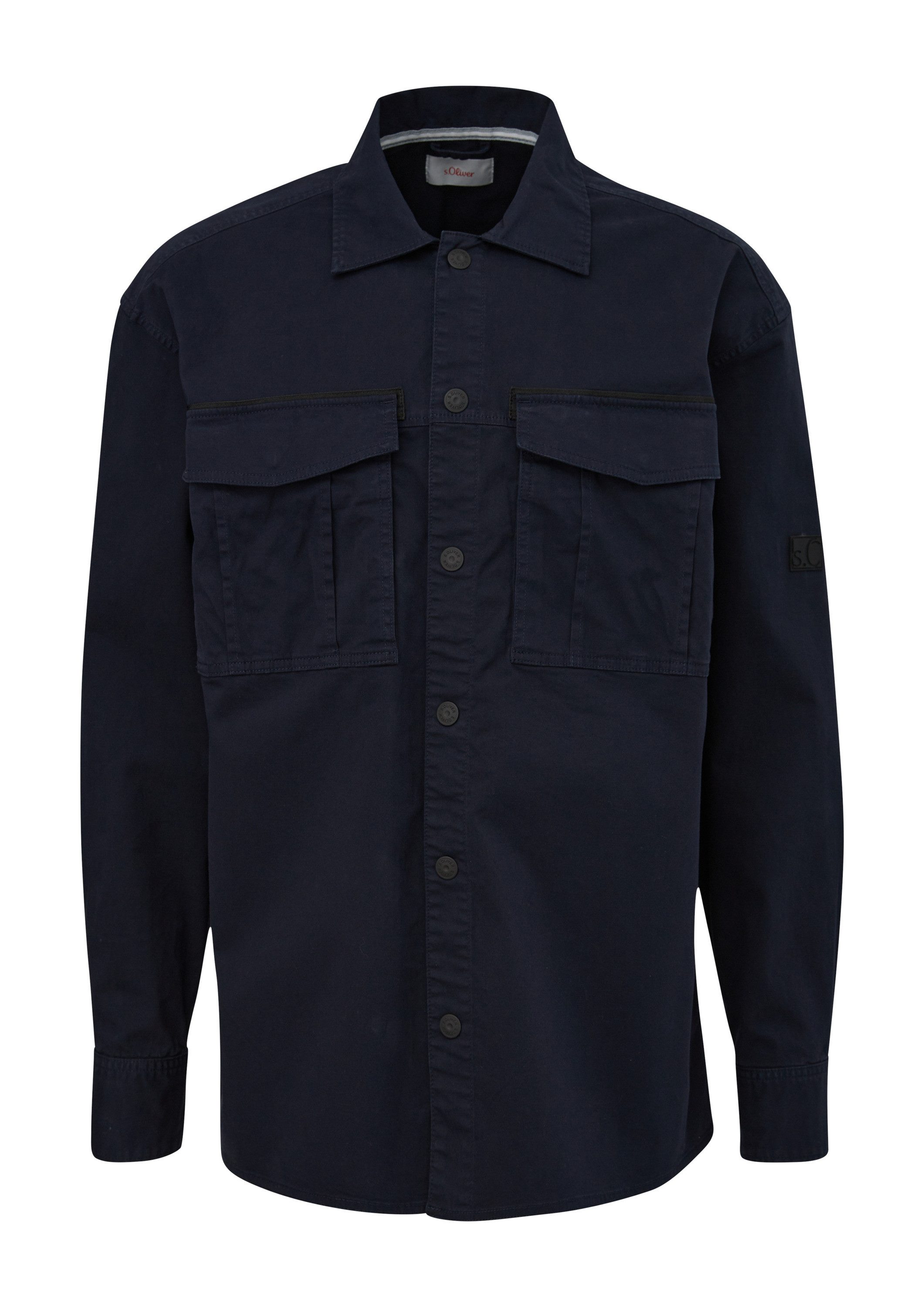 s.Oliver Hemdjacke Hemd Overshirt aus Twill günstig online kaufen