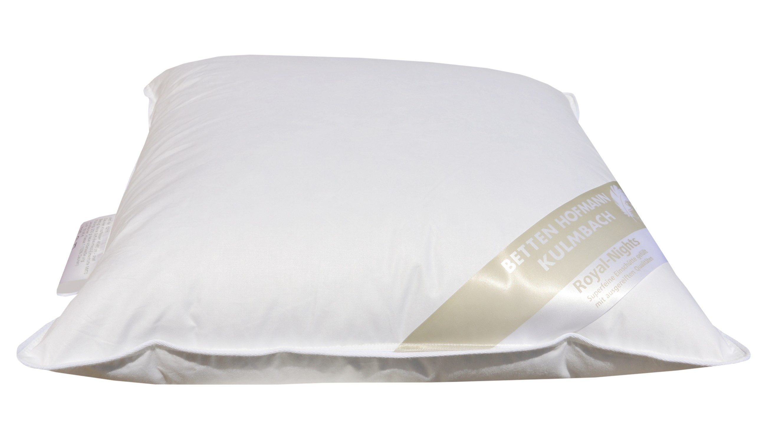 Betten Hofmann Daunenkissen Betten Hofmann Daunenkissen Kuschelkissen 45x45 100% Daunen 250g prall, Füllung: 100% Daunen, Bezug: 100% Baumwolle, Seitenschläfer, Rückenschläfer, weich und kuschelig, mit viel Volumen, made in Germany