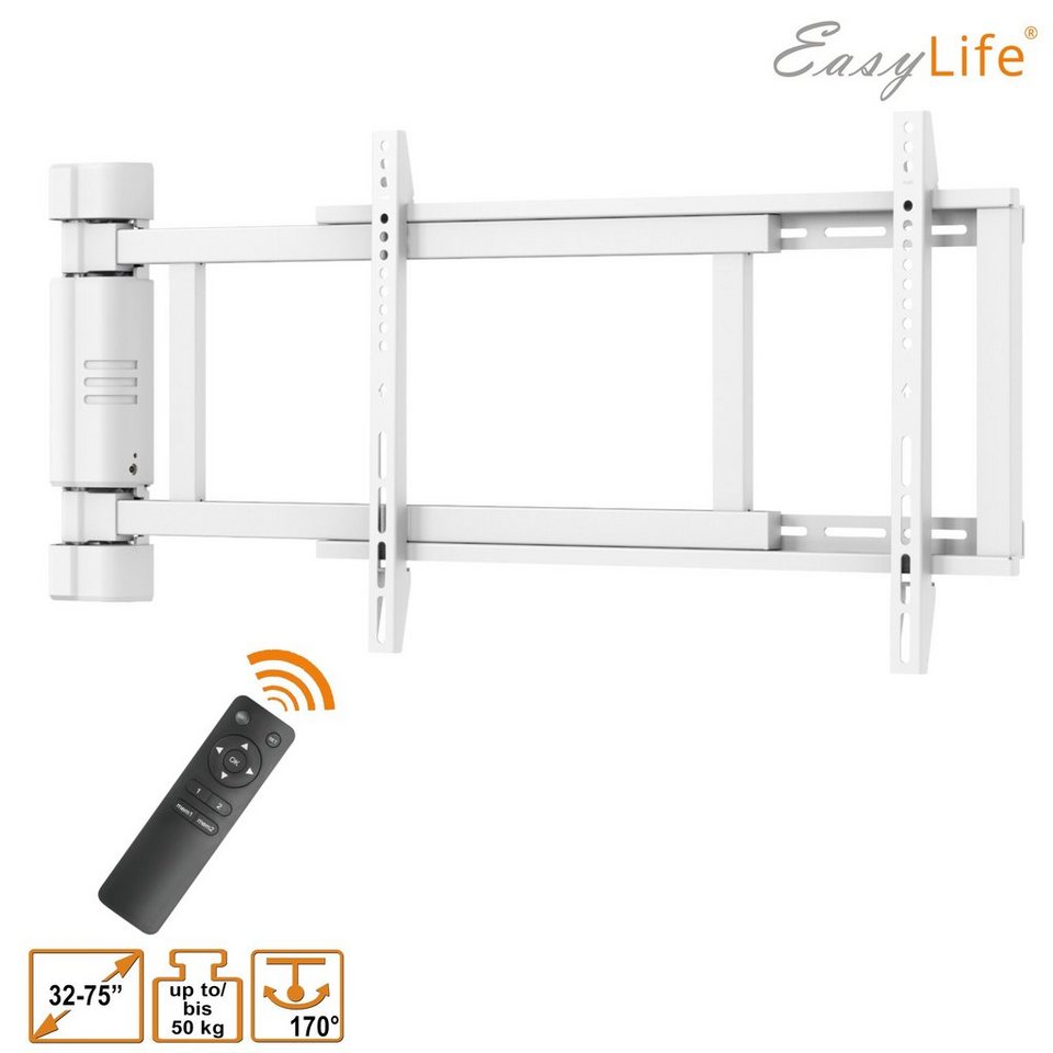 easylife TV Wandhalterung elektrisch schwenkbar, 32 bis 75 Zoll, VESA bis  600x4 TV-Wandhalterung