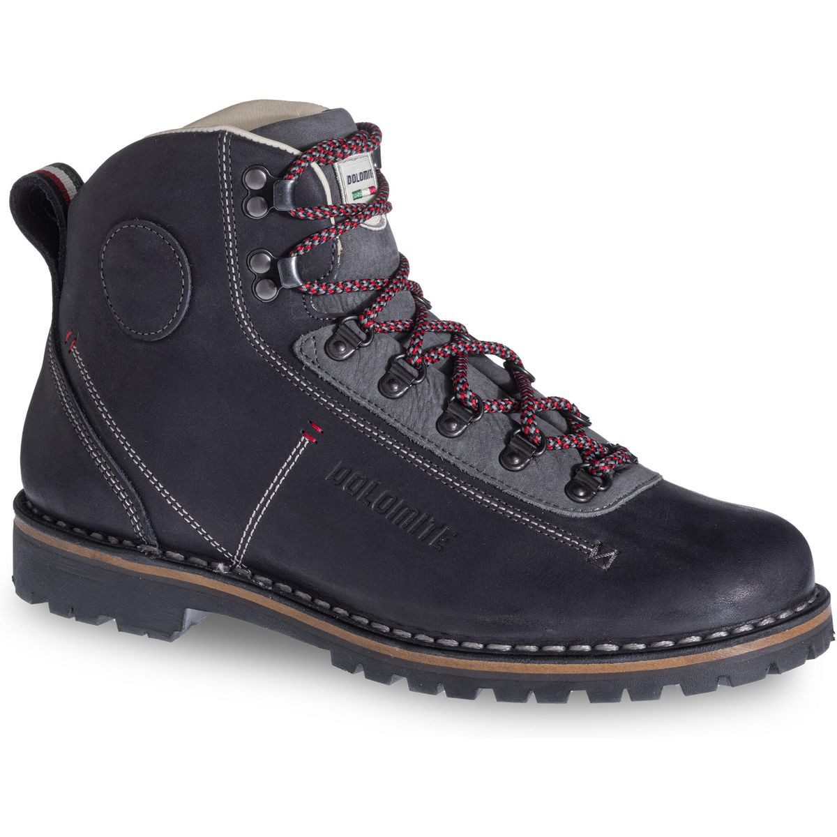 Dolomite Shoe 54 La Classica Sneaker Eleganter Schuh aus italienischem Qualitäts-Leder mit handgefertigten