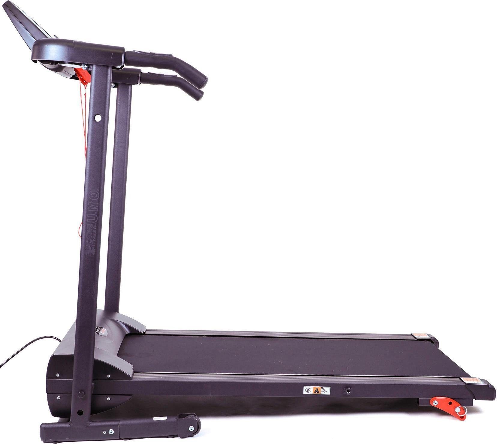 MOTIVE FITNESS by U.N.O. Laufband Fit-Start Basic (platzsparend zusammenklappbar), bis max. 8 km/h, klappbar, 100 kg max. Benutzergewicht