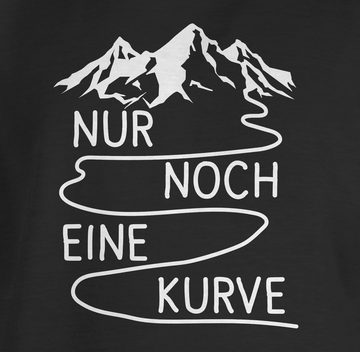 Shirtracer T-Shirt Nur noch eine Kurve Wandern