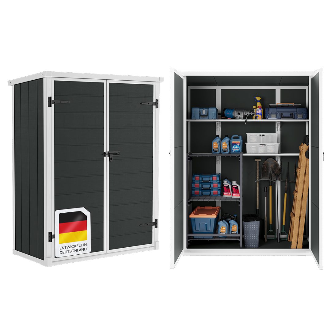 STEELSØN Gerätehaus Novara, BxT: 134x68.5 cm, günstig online kaufen