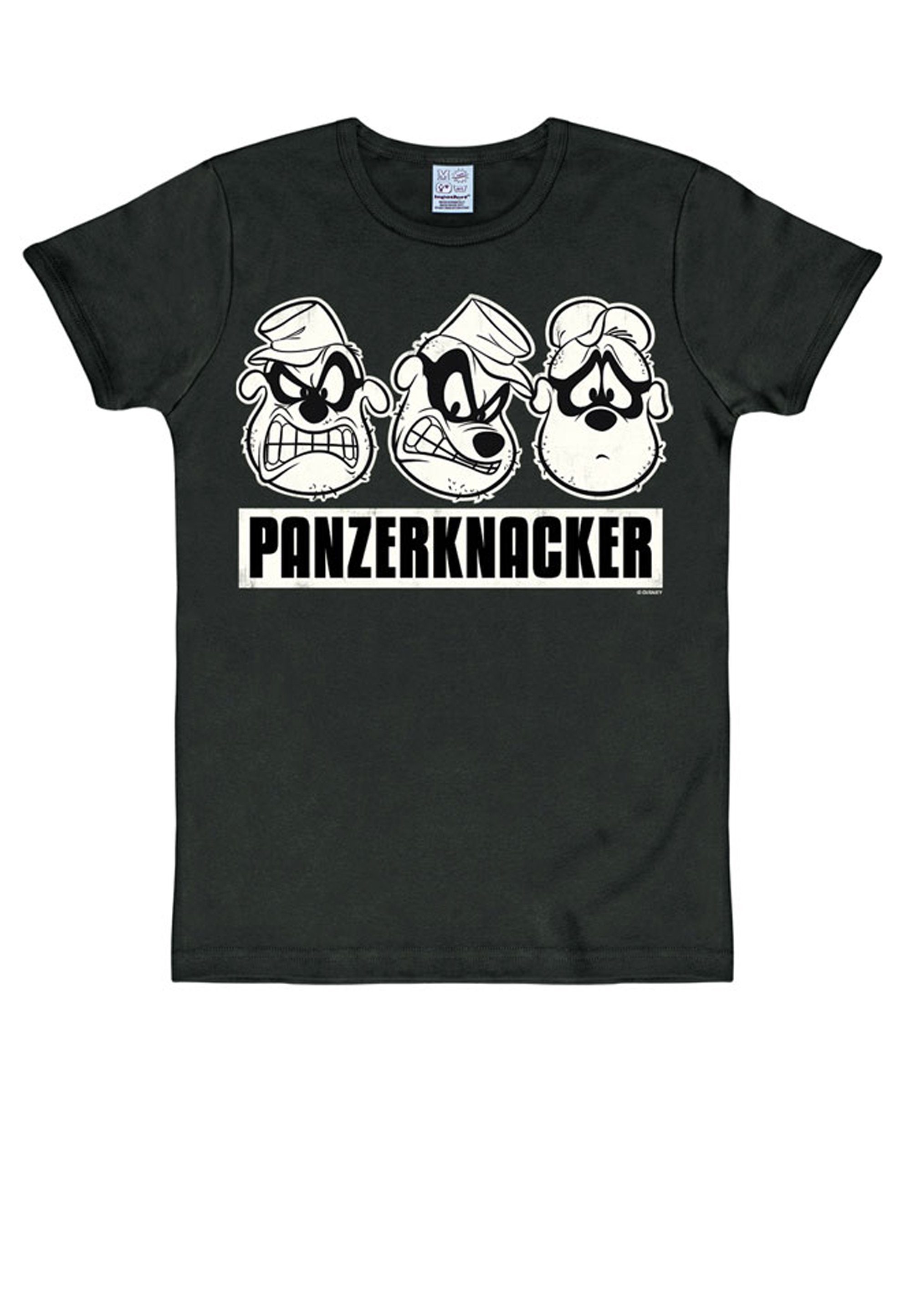 LOGOSHIRT Disney T-Shirt - Panzerknacker mit Panzerknacker-Frontprint