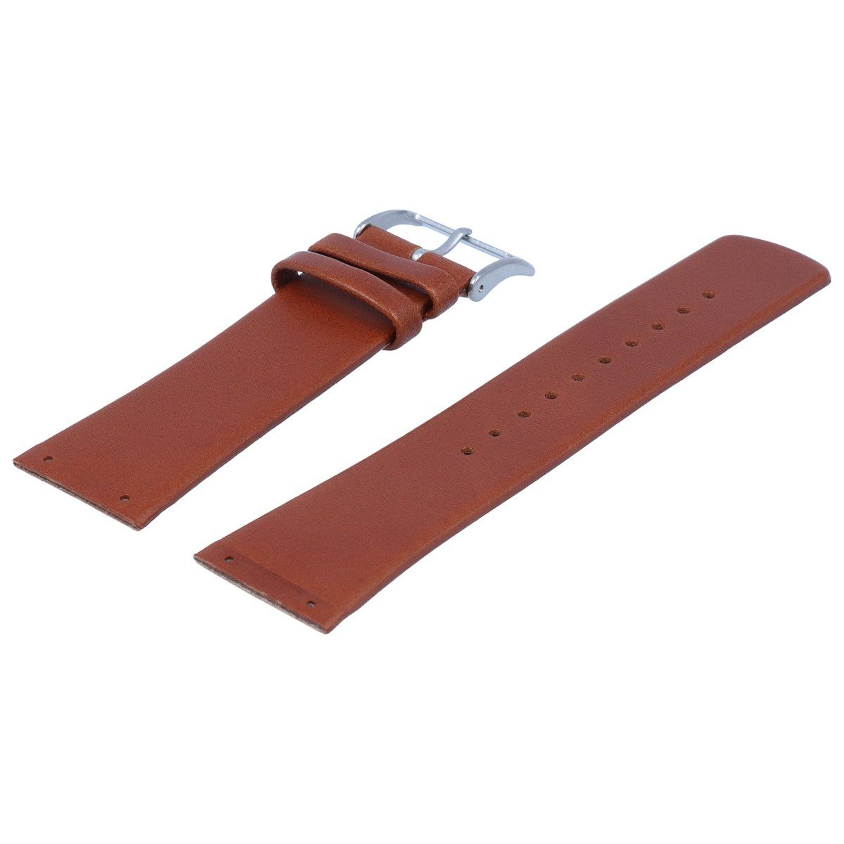 SKAGEN Uhrenarmband 22mm Leder Braun SKW6082