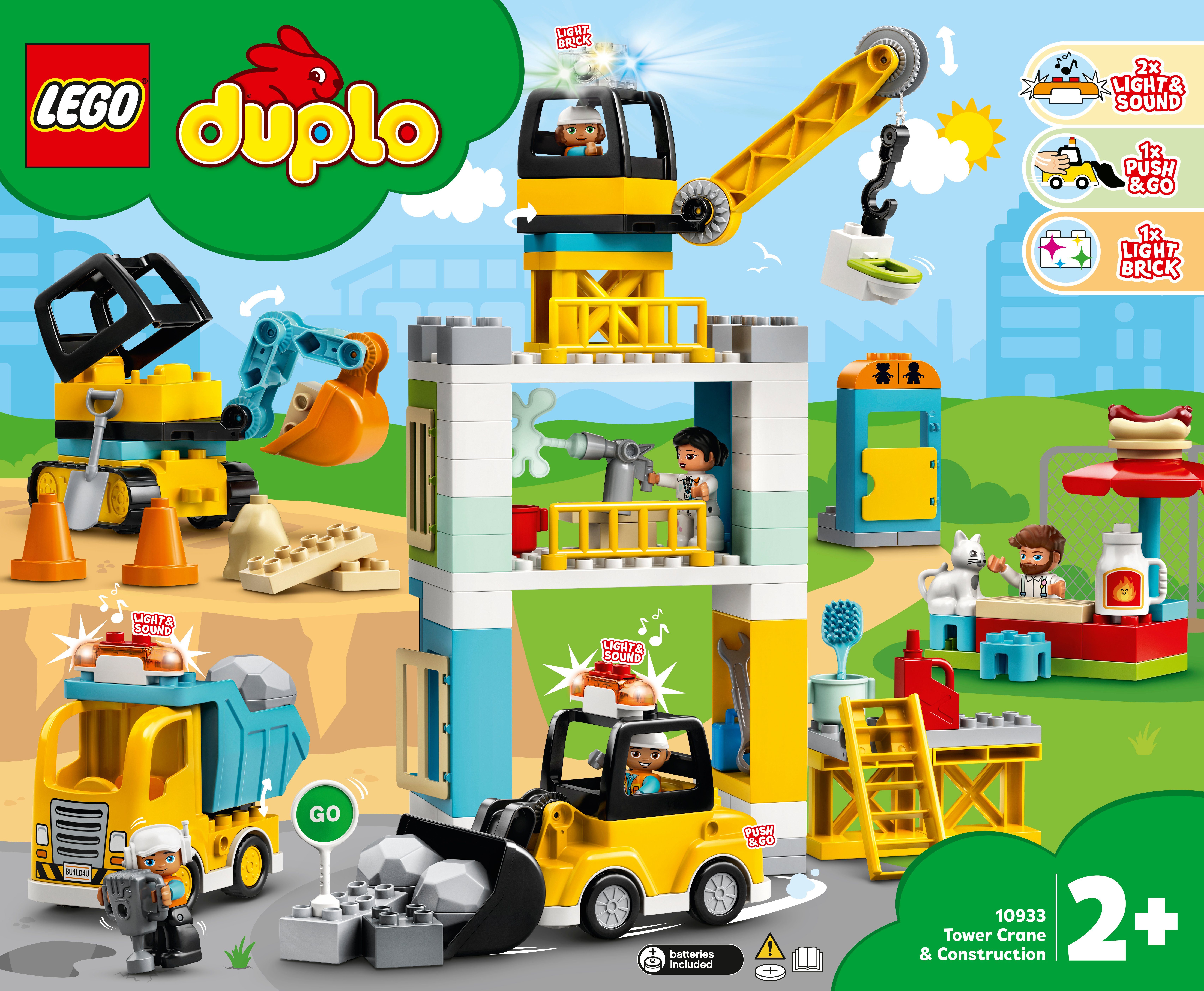 LEGO® Lego 10933 Große Baustelle mit Licht und Ton Конструктора
