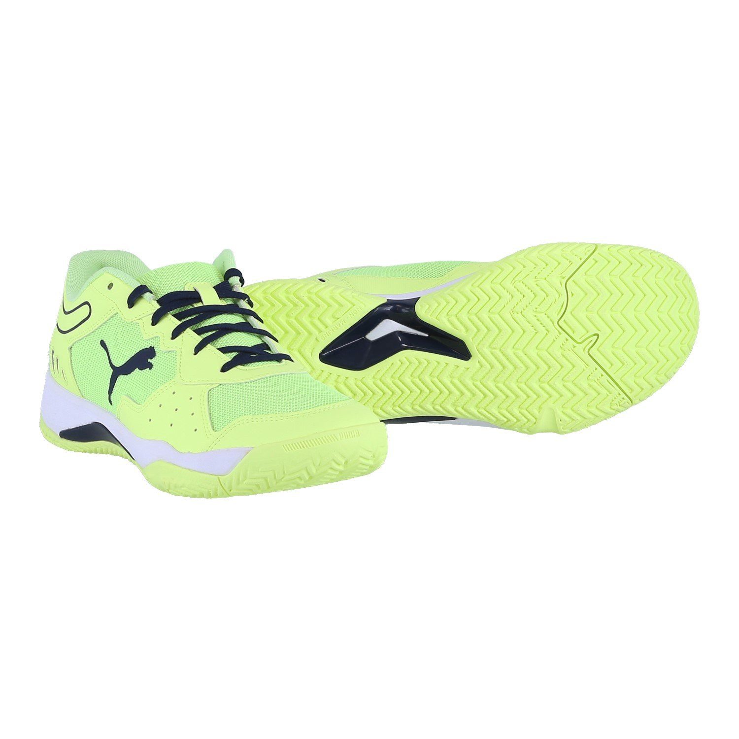 PUMA Solarsmash RCT Allcourt limegelb Herren Tennisschuh