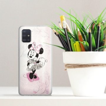 DeinDesign Handyhülle Minnie Mouse Disney Vintage Minnie Watercolor, Samsung Galaxy A51 Silikon Hülle Bumper Case Handy Schutzhülle