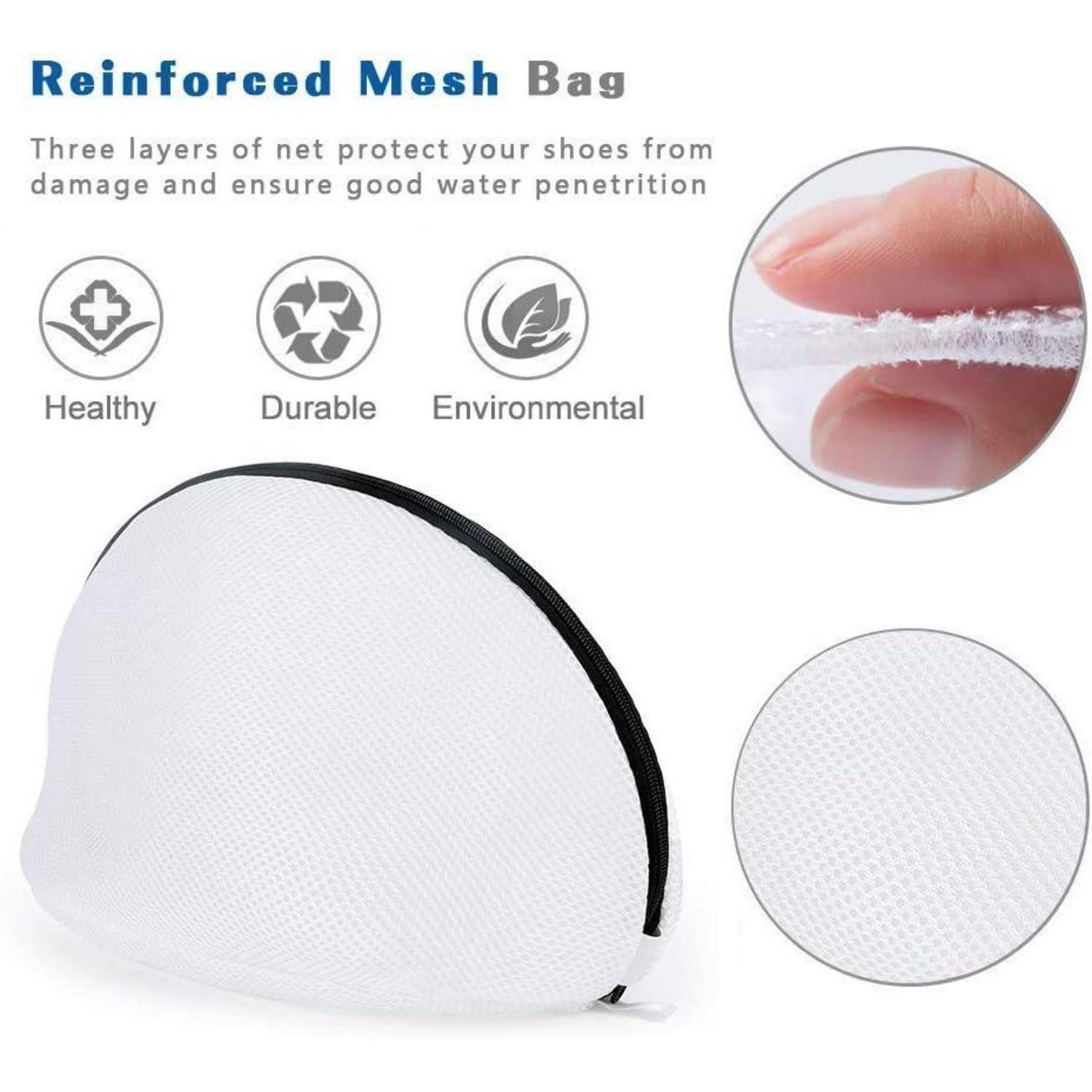 LuxusKollektion Galoschen Schuh Wäschenetz Waschmaschine 2 Satz - Schuhwaschbeutel