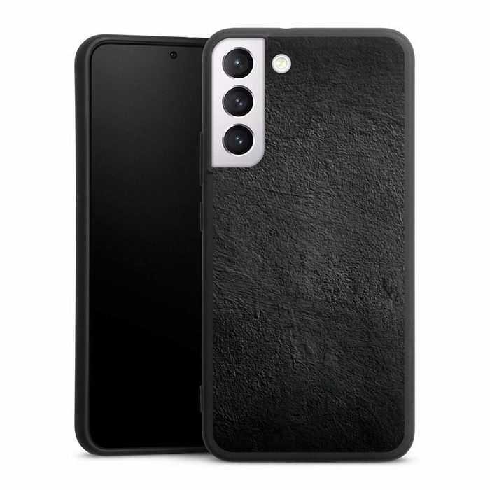 DeinDesign Handyhülle Beton Wand Stein Betonwand schwarz Samsung Galaxy S22 Plus Silikon Hülle Premium Case Handy Schutzhülle